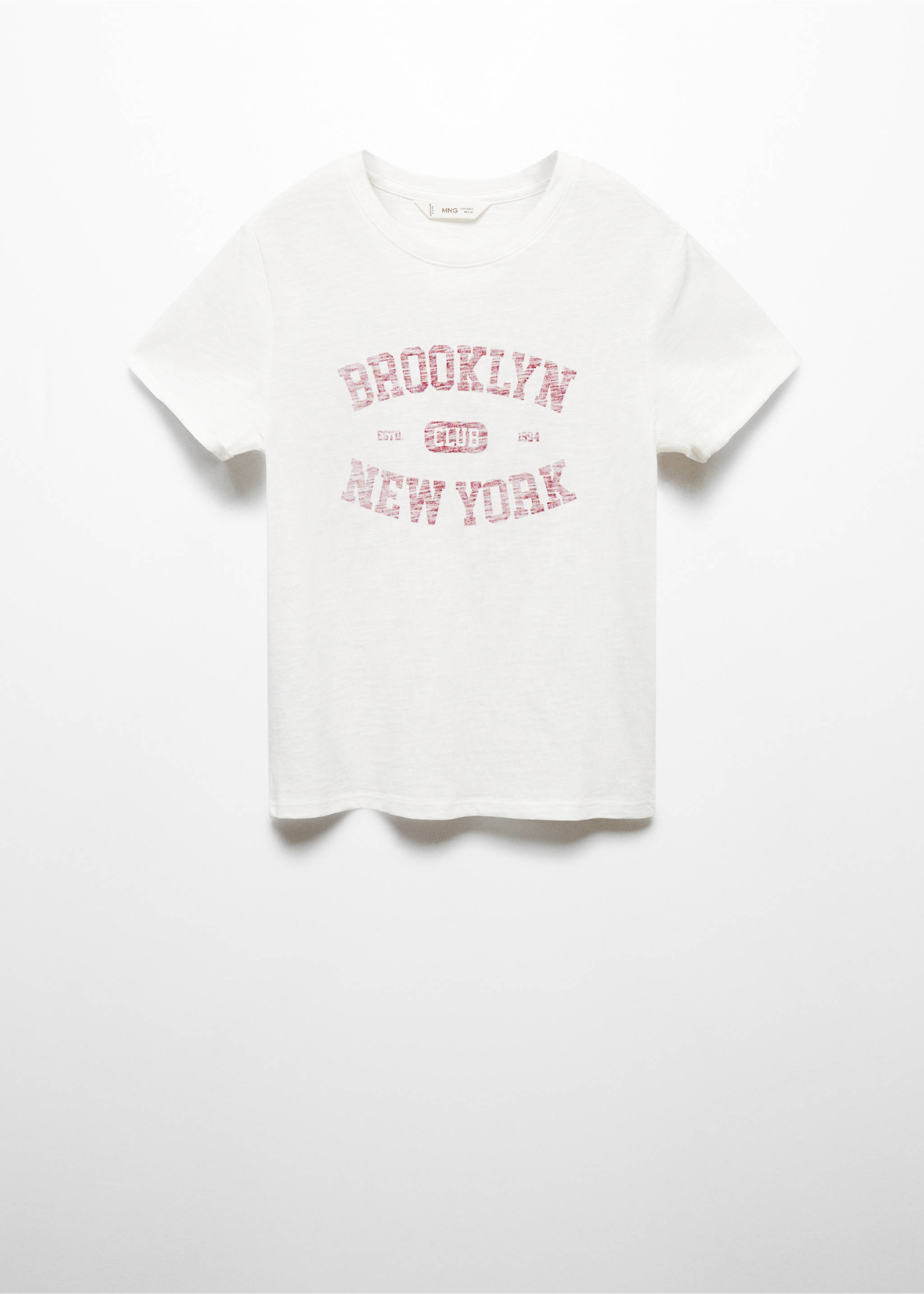 T-shirt message imprimé - Article sans modèle, Blanc cassé. Ref: 67022912-00.