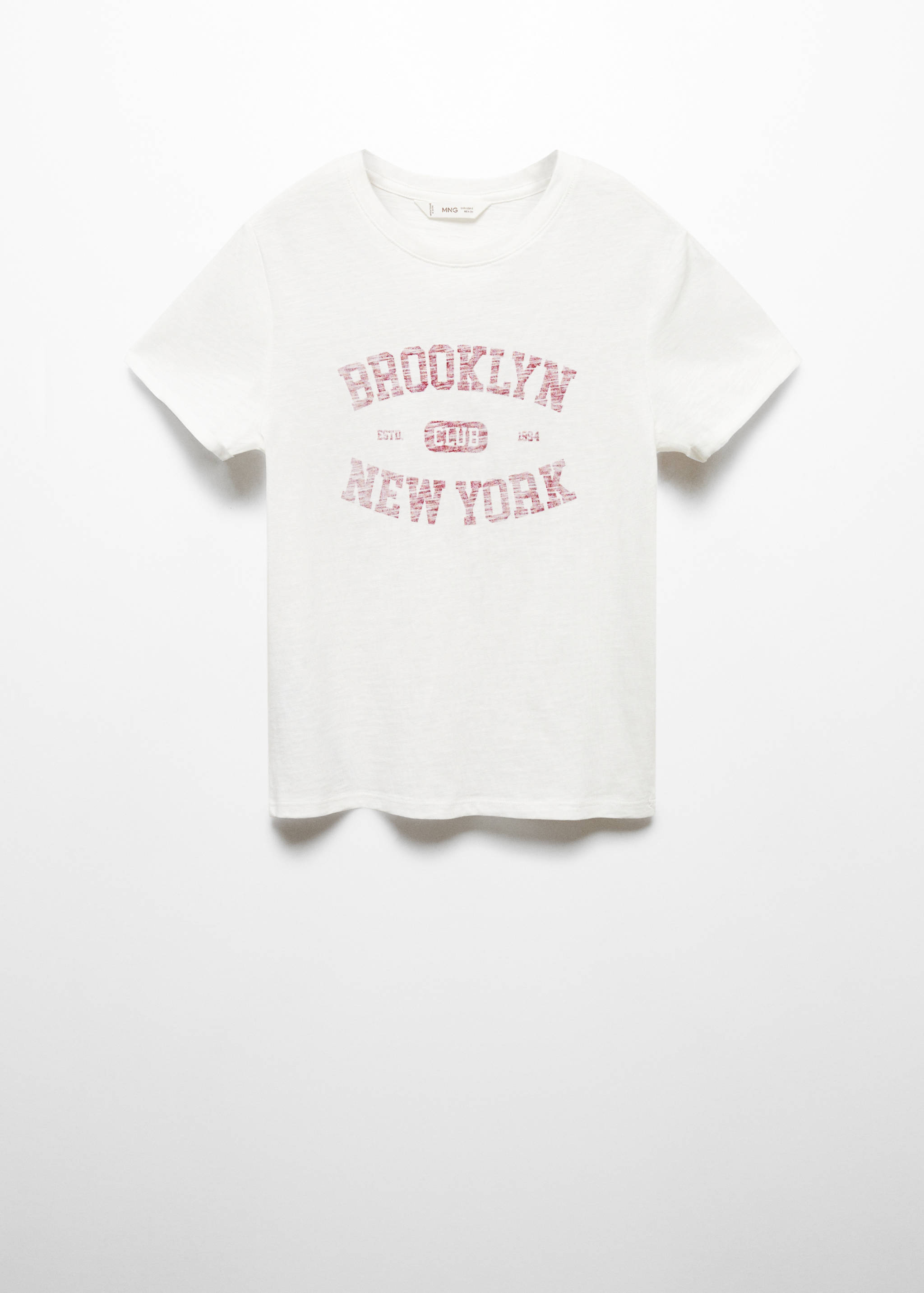 T-shirt message imprimé - Article sans modèle