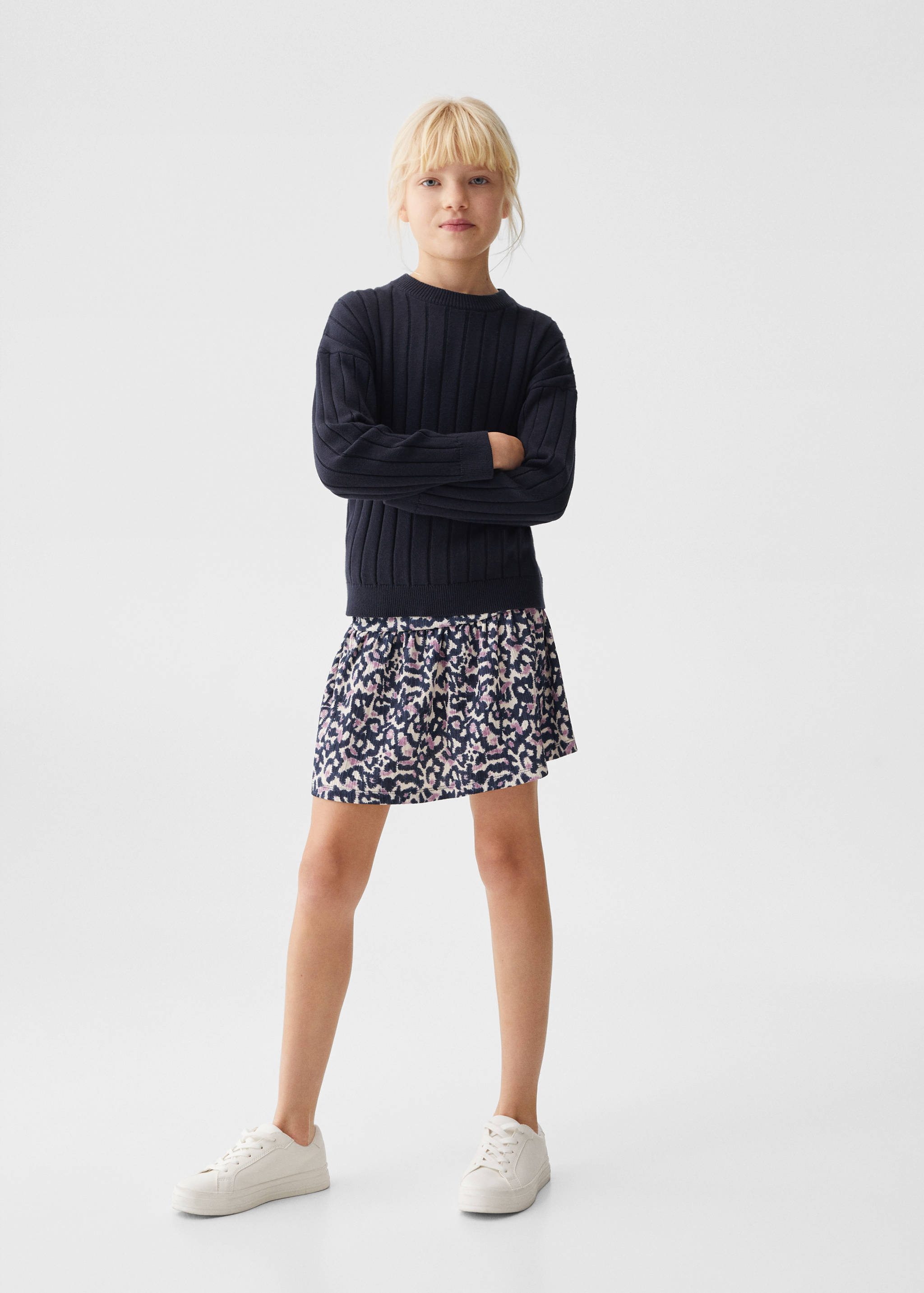 Knit striped sweater - General plane