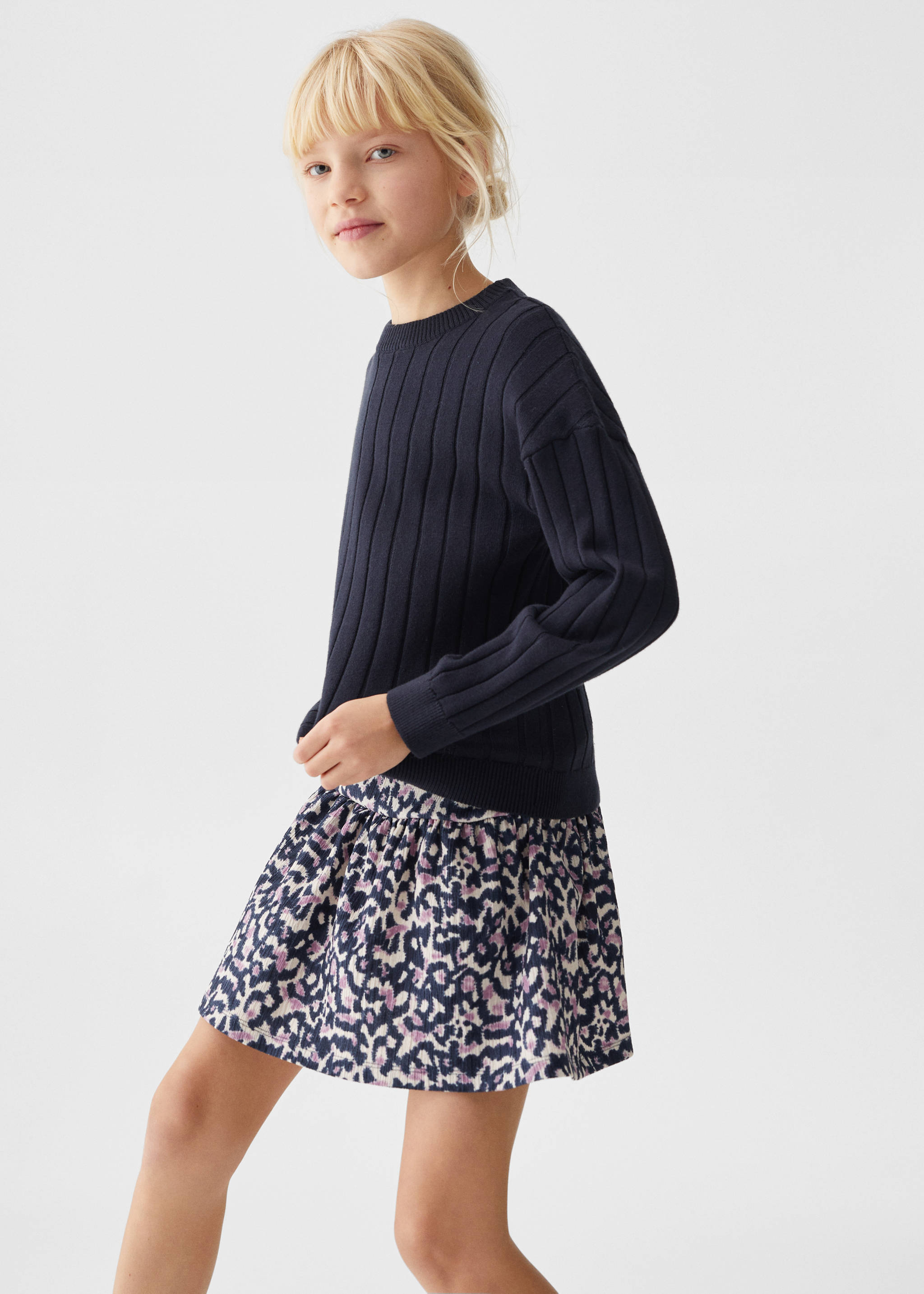 Knit striped sweater - Medium plane