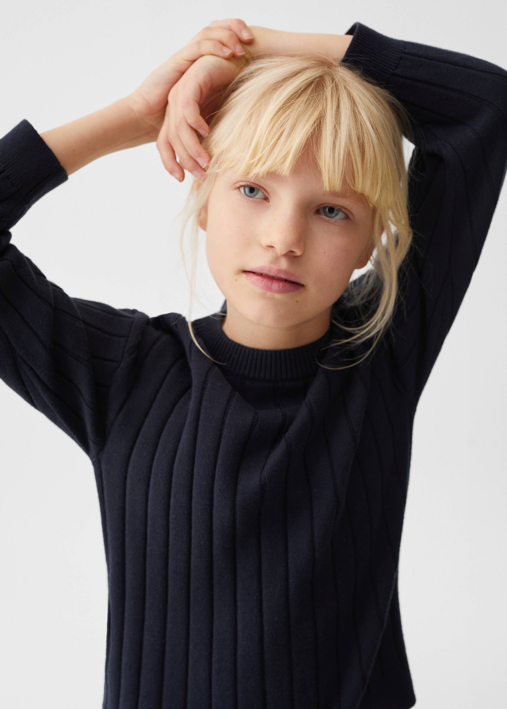 Knit striped sweater - Details of the article 1