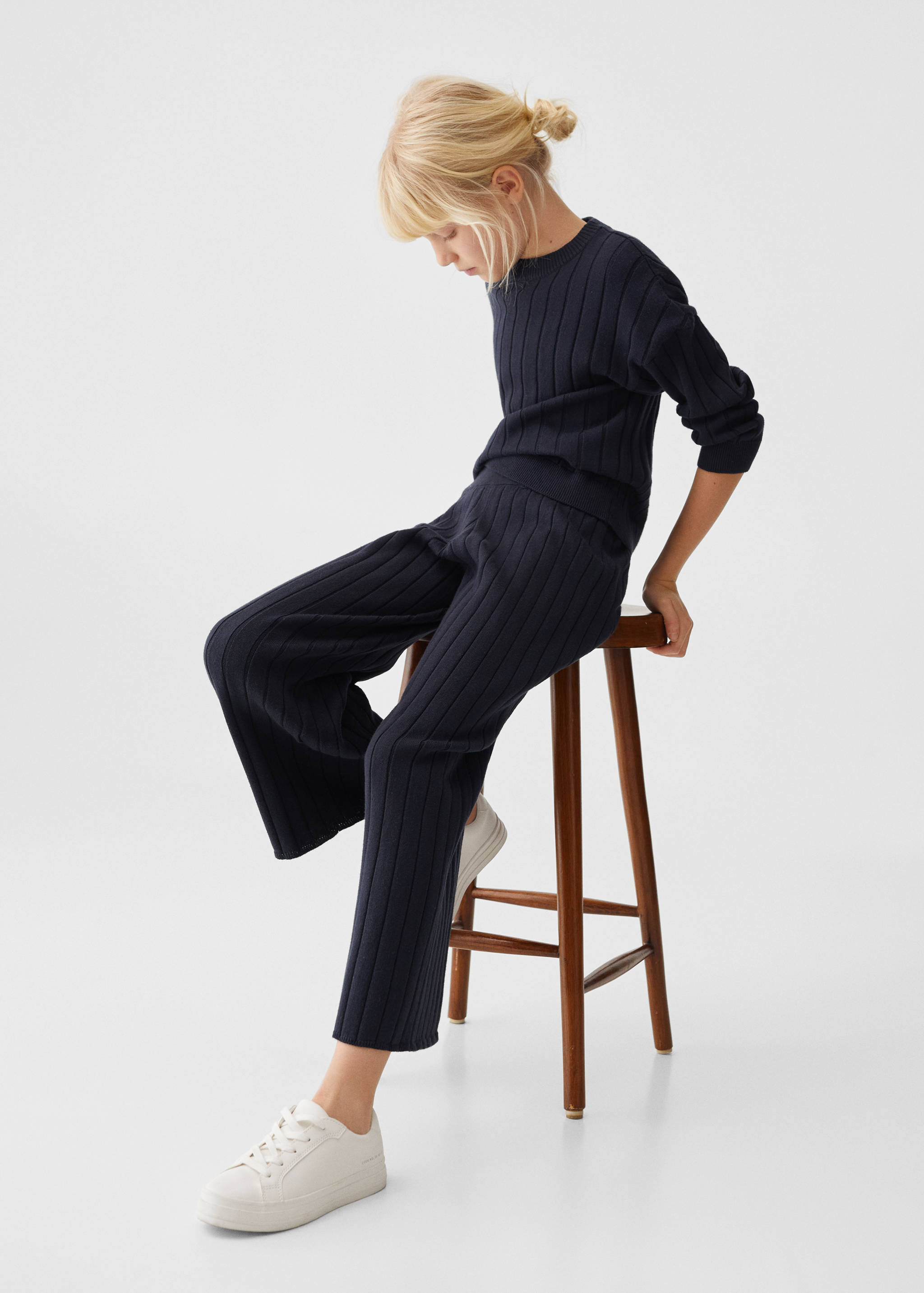 Knit striped sweater - Details of the article 2