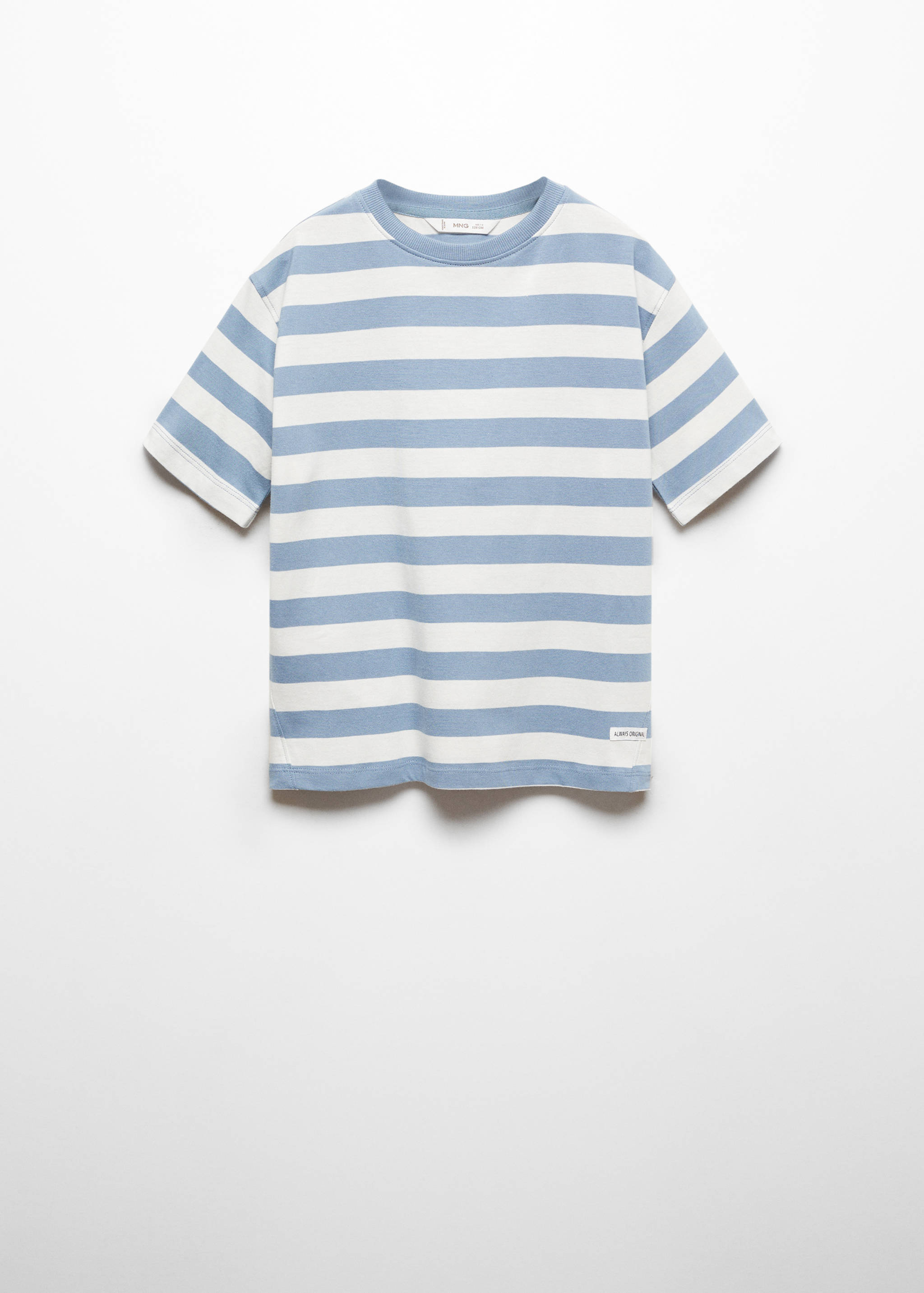 T-shirt coton à rayures - Article sans modèle