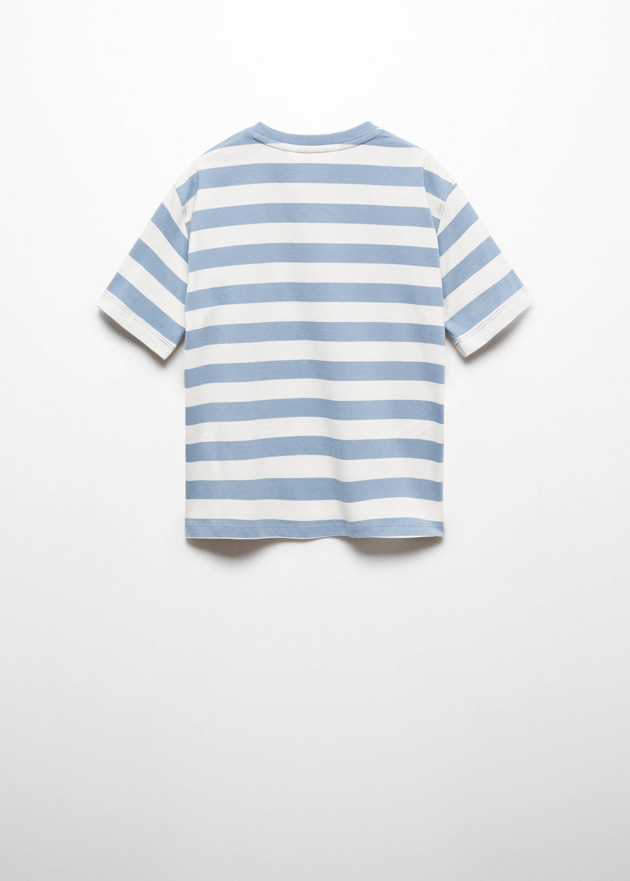 T-shirt coton à rayures - Verso de l’article
