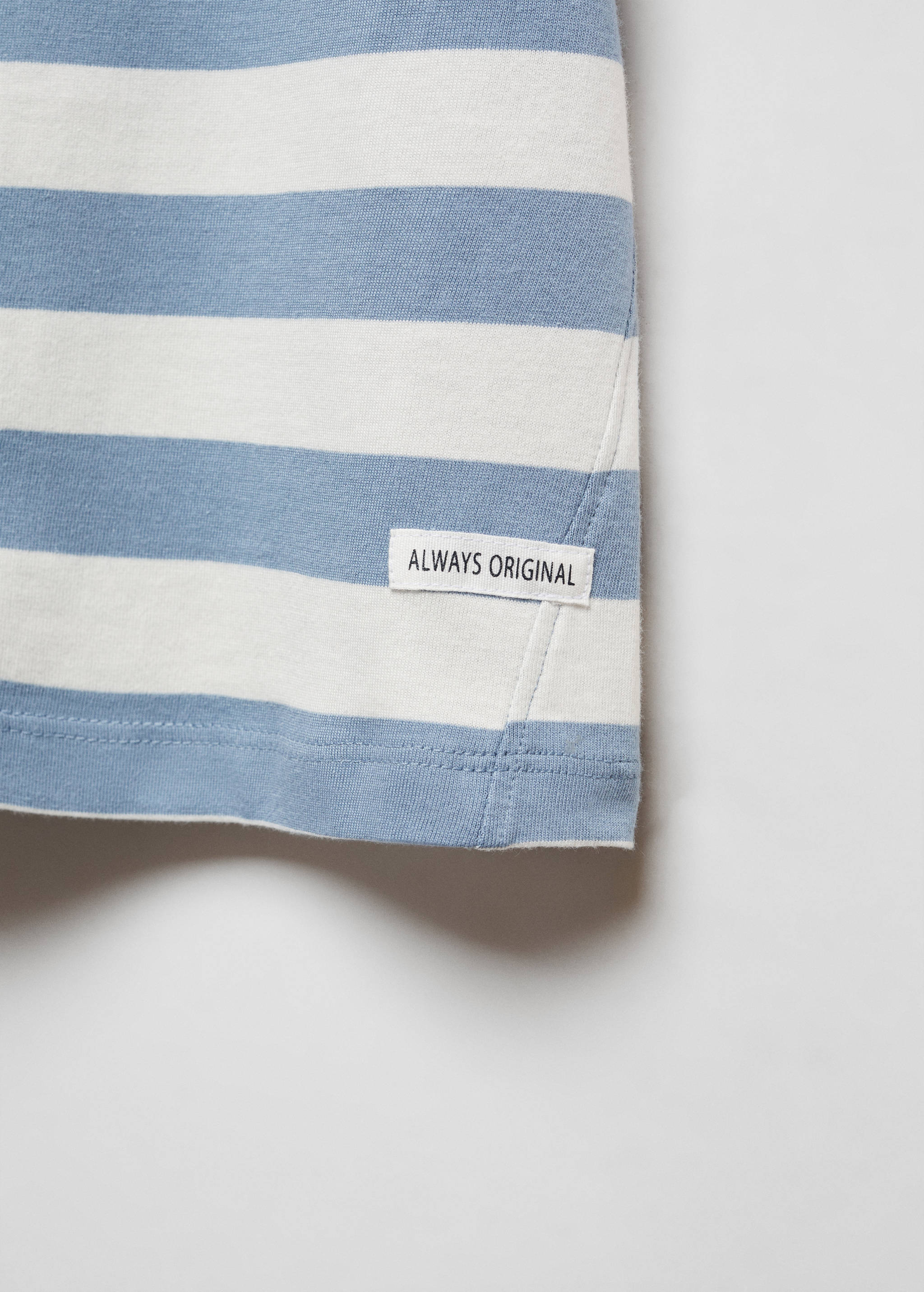 T-shirt coton à rayures - Détail de l'article 8