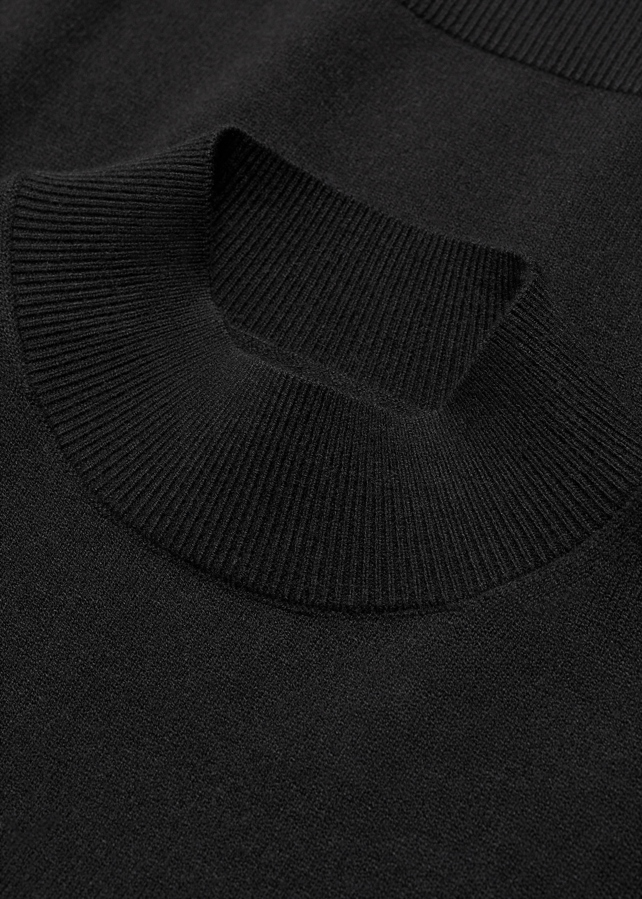 Knitted sweater with perkins neck - Details of the article 8