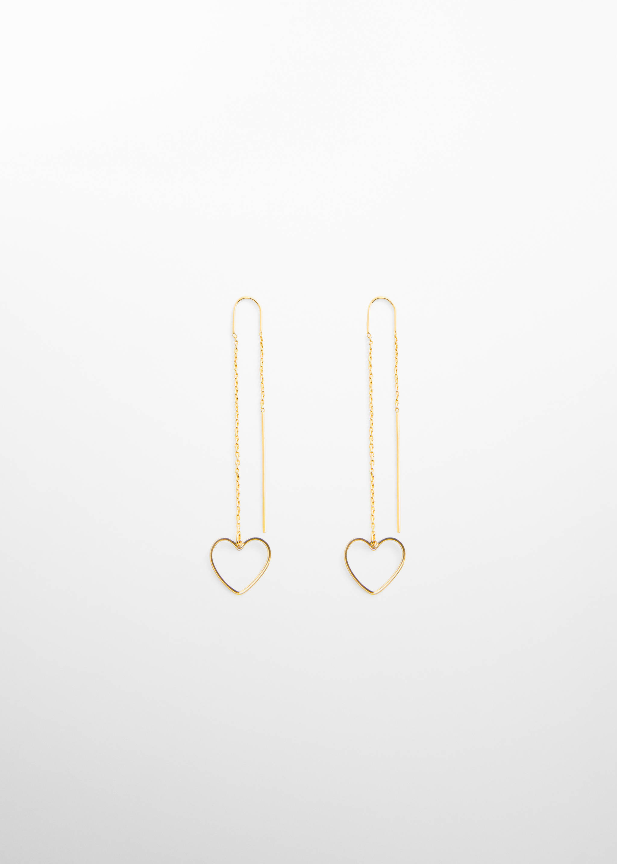 Earrings with hearts thread - Article without model