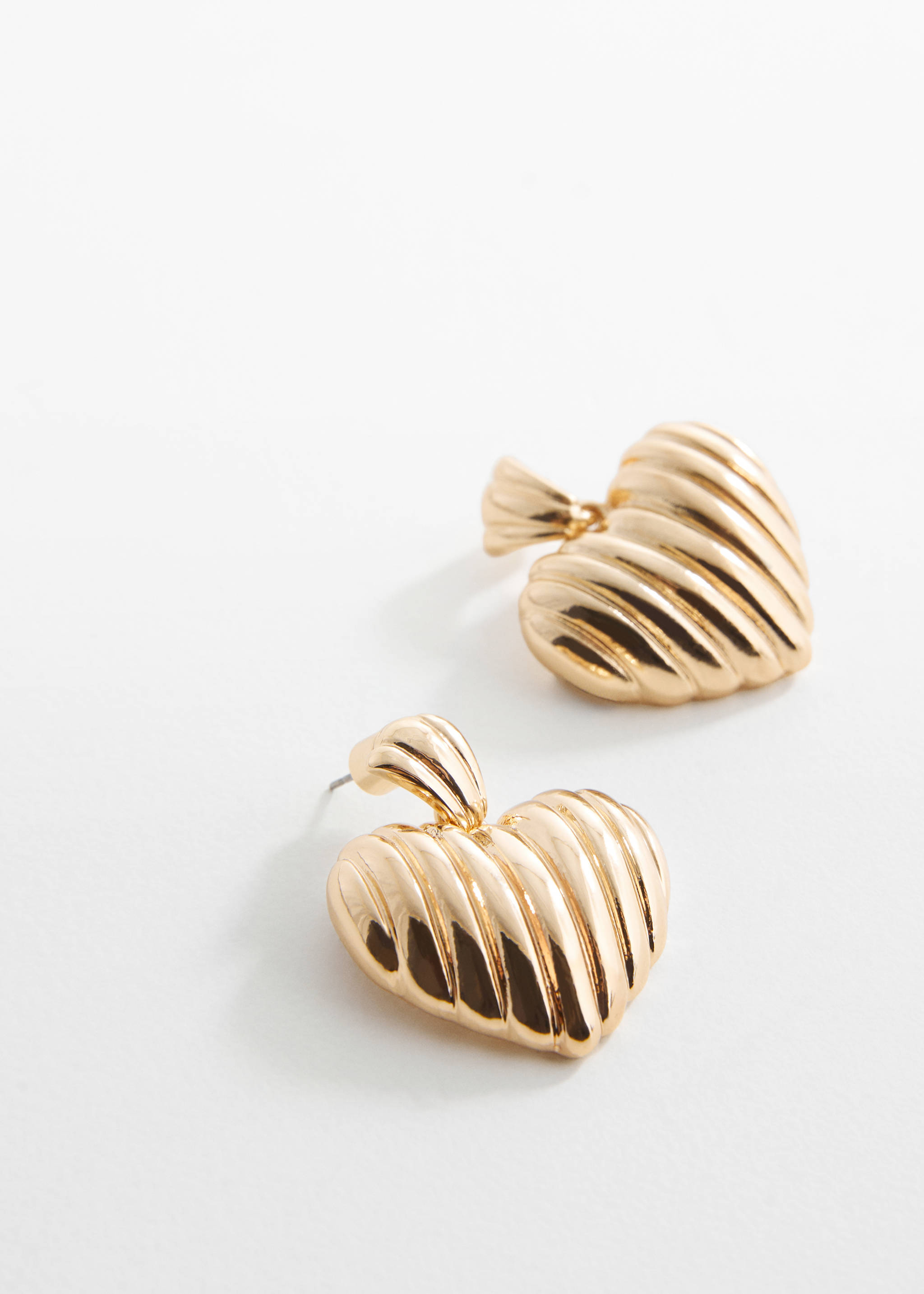Boucles d'oreilles cœur - Plan moyen