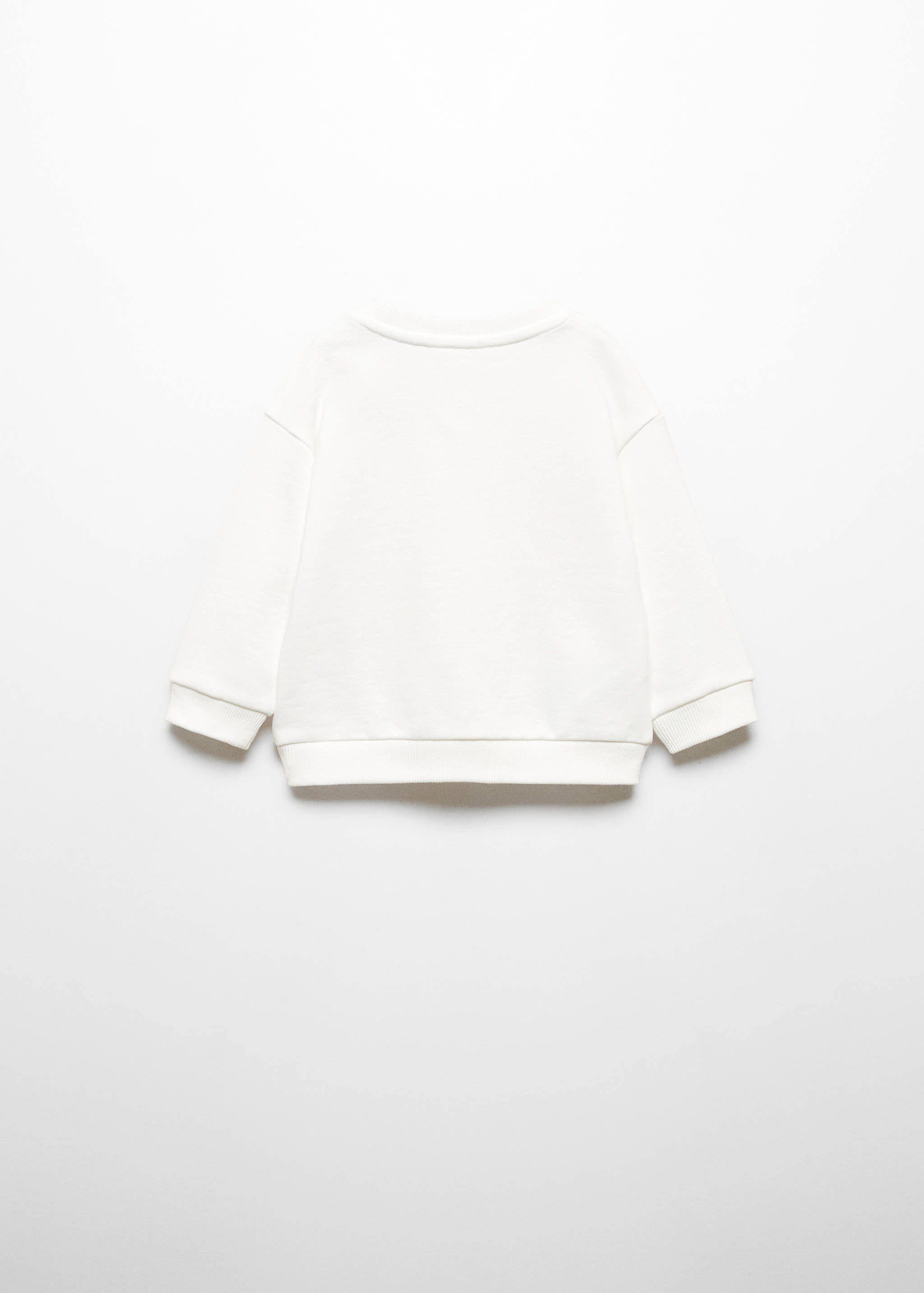 Sweat-shirt coton imprimé - Verso de l’article