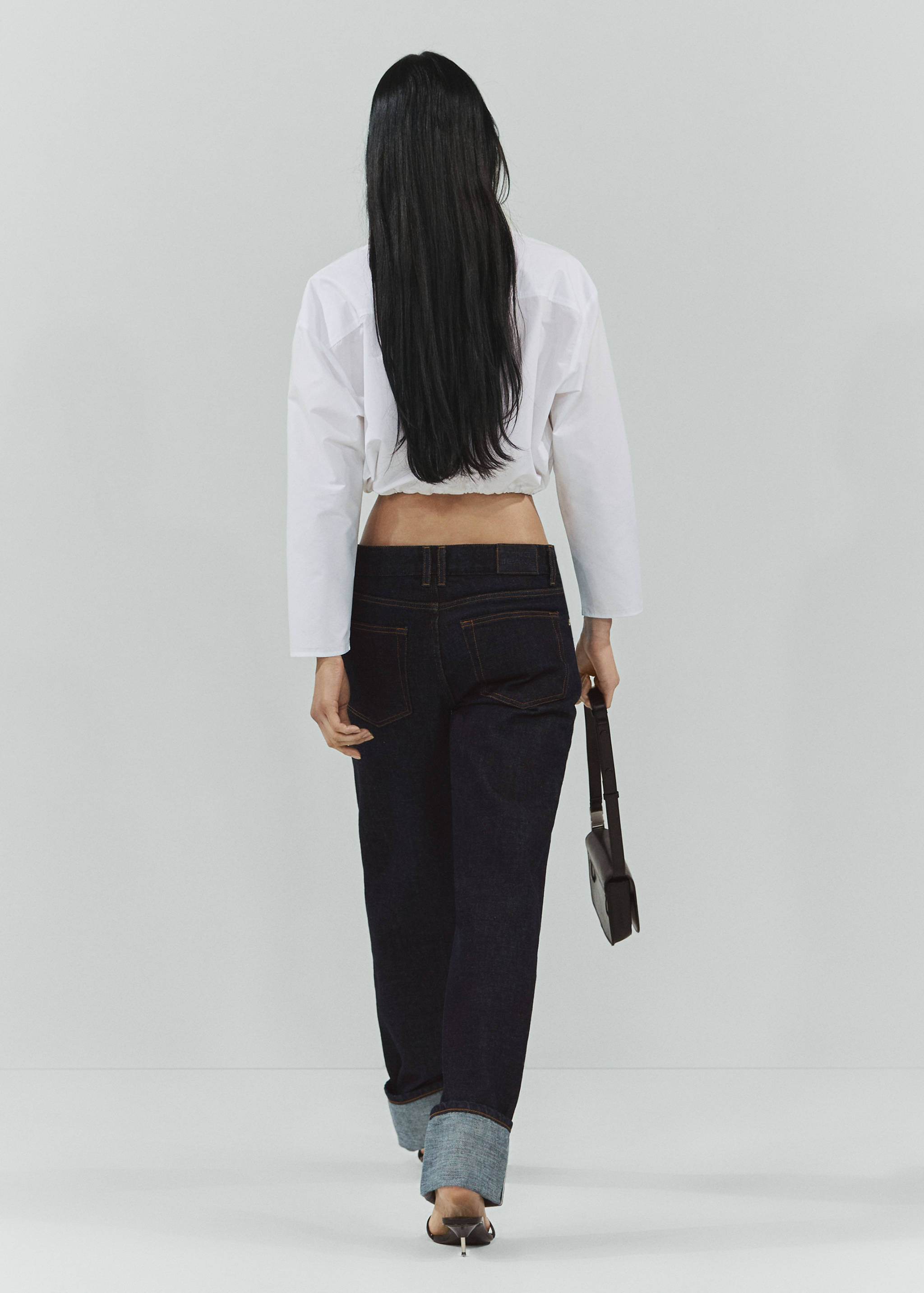 Cotton parachute shirt - Reverse of the article