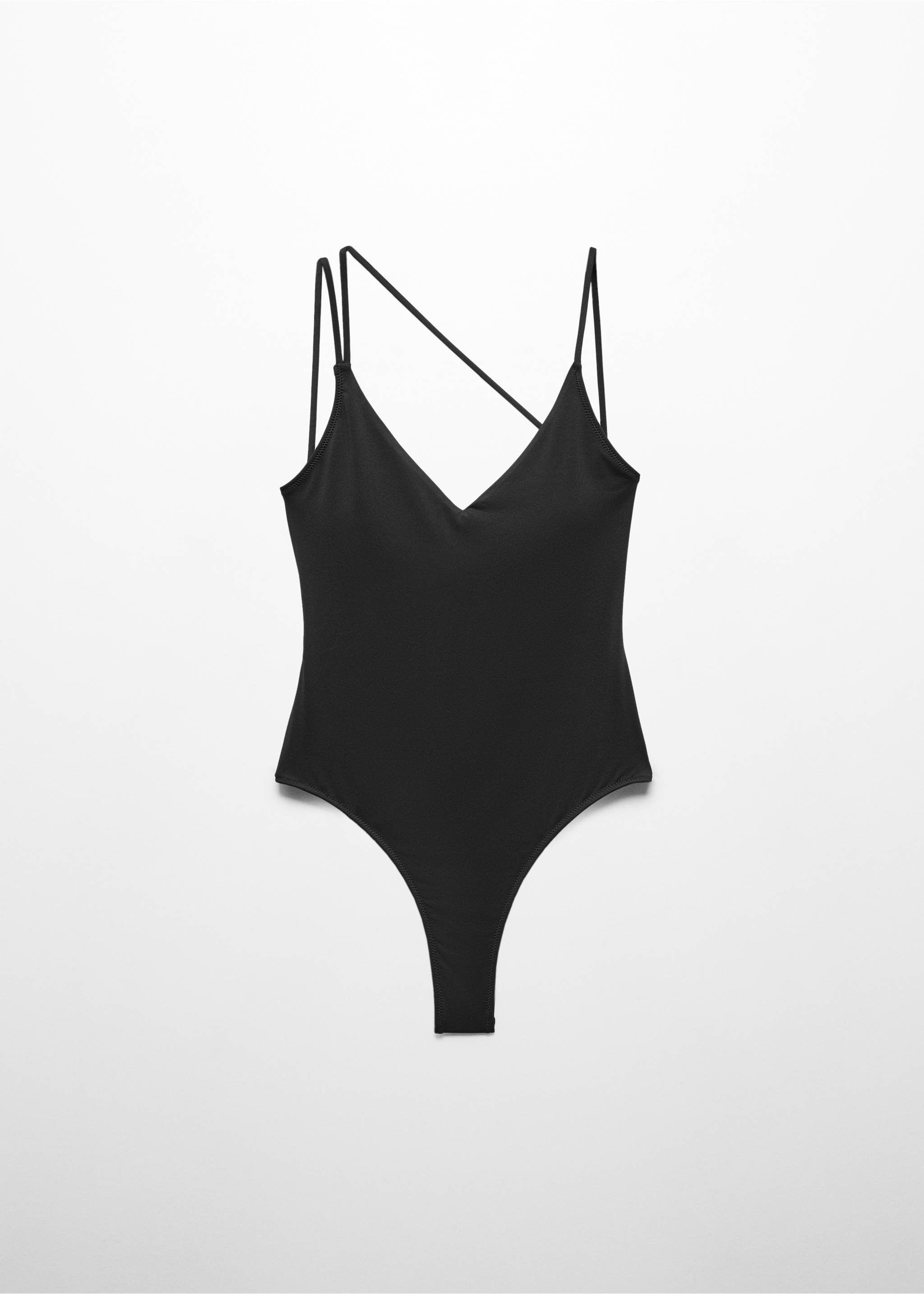 Maillot de bain col V - Article sans modèle, Noir. Ref: 67024013-00.