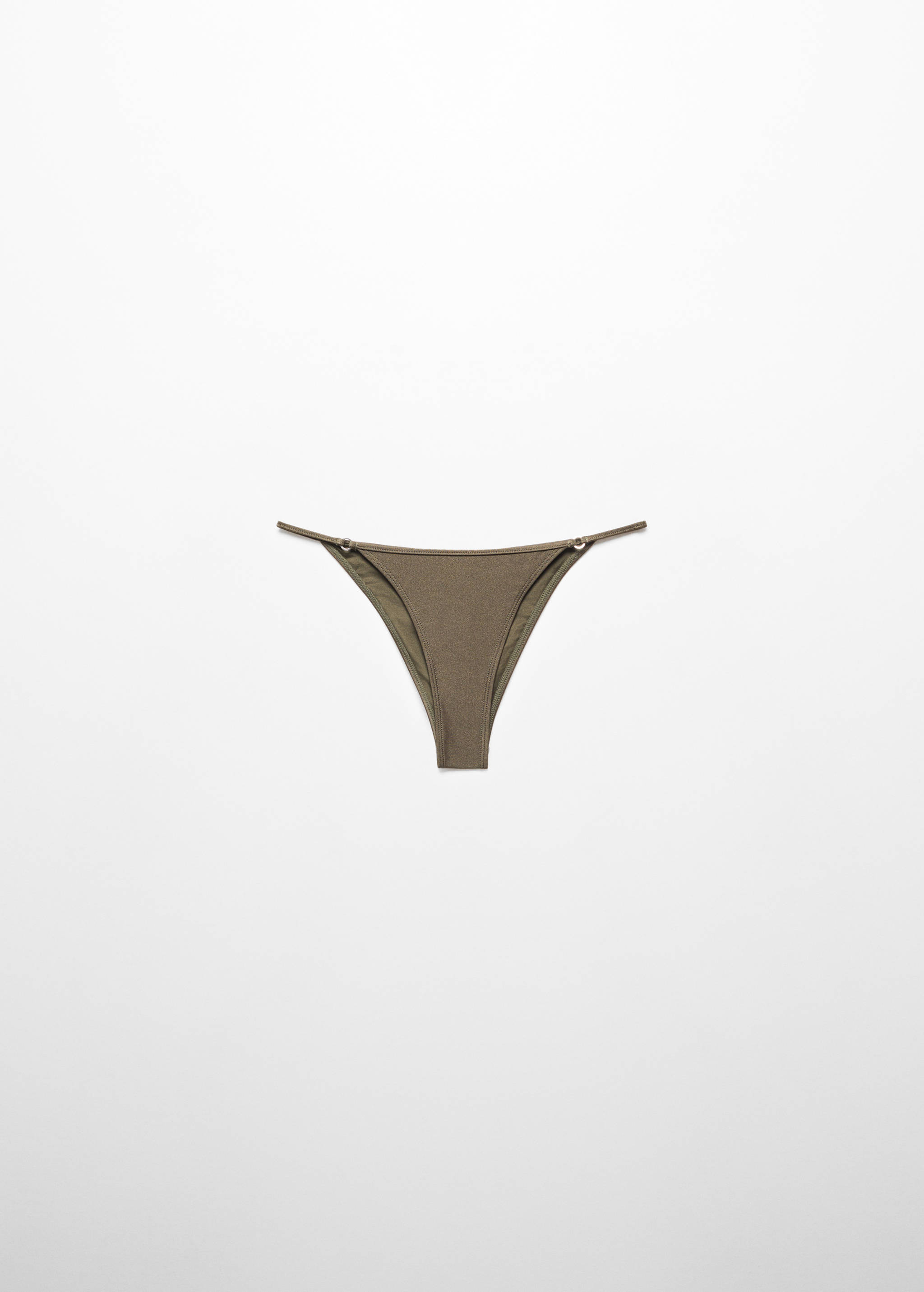 Metallic-detail bikini briefs - Article without model