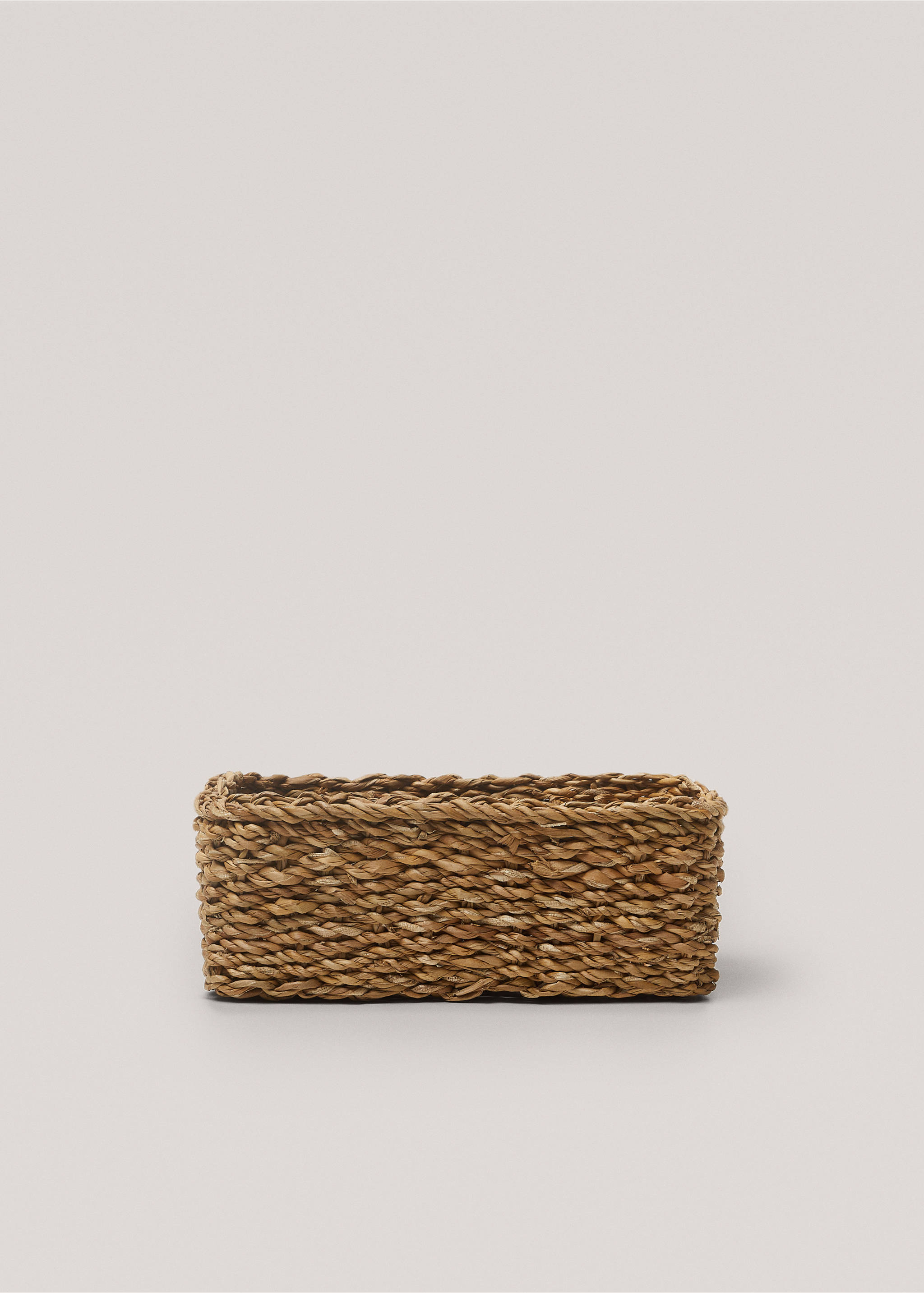 Rectangle basket 27x17cm - Article without model, Brown. Ref: 67024050-00.