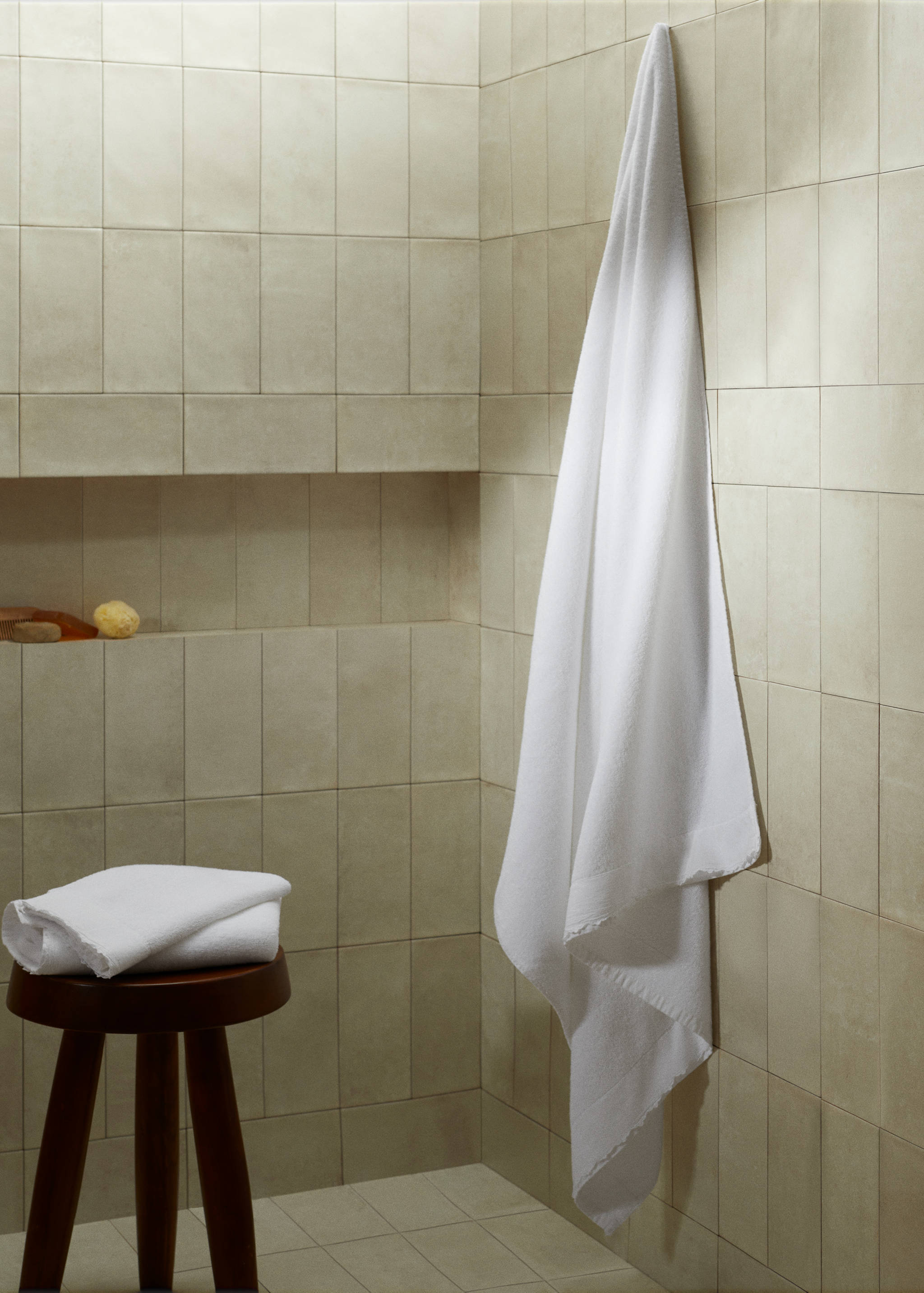 Cotton bath towel 90x150cm - General plane
