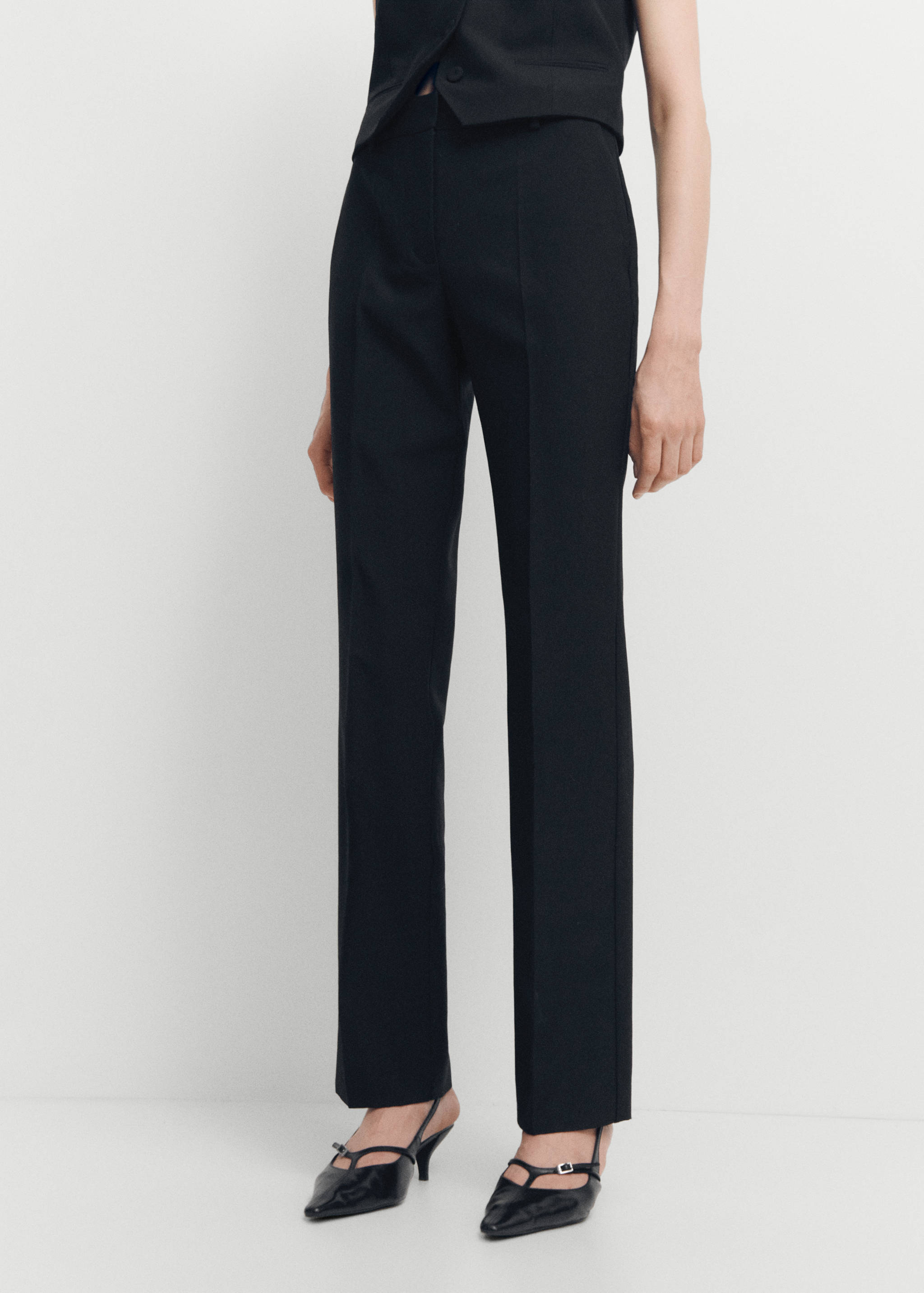 Pantalon de costume laine - Plan moyen