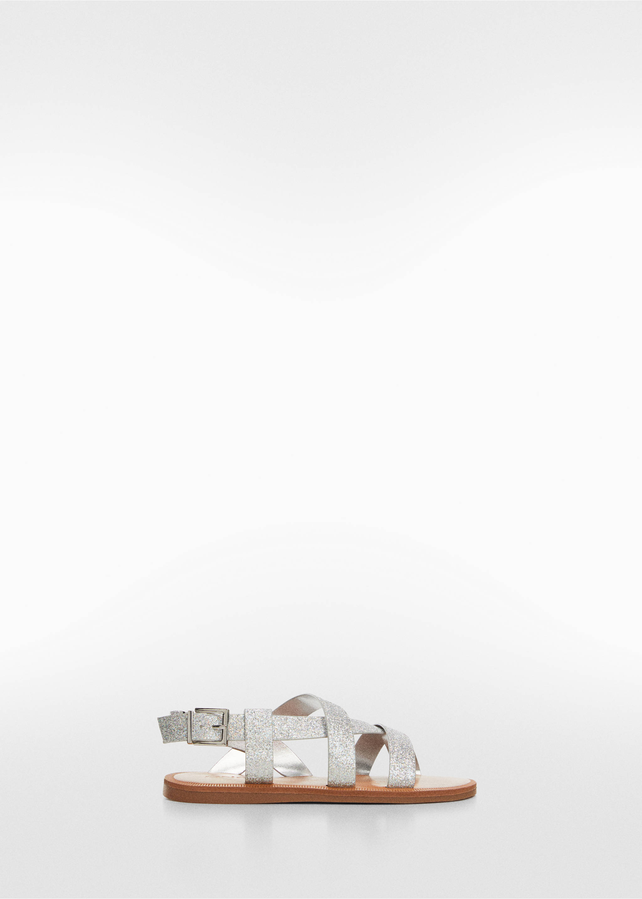 Sequin sandals - Article without model, Silver. Ref: 67024444-00.