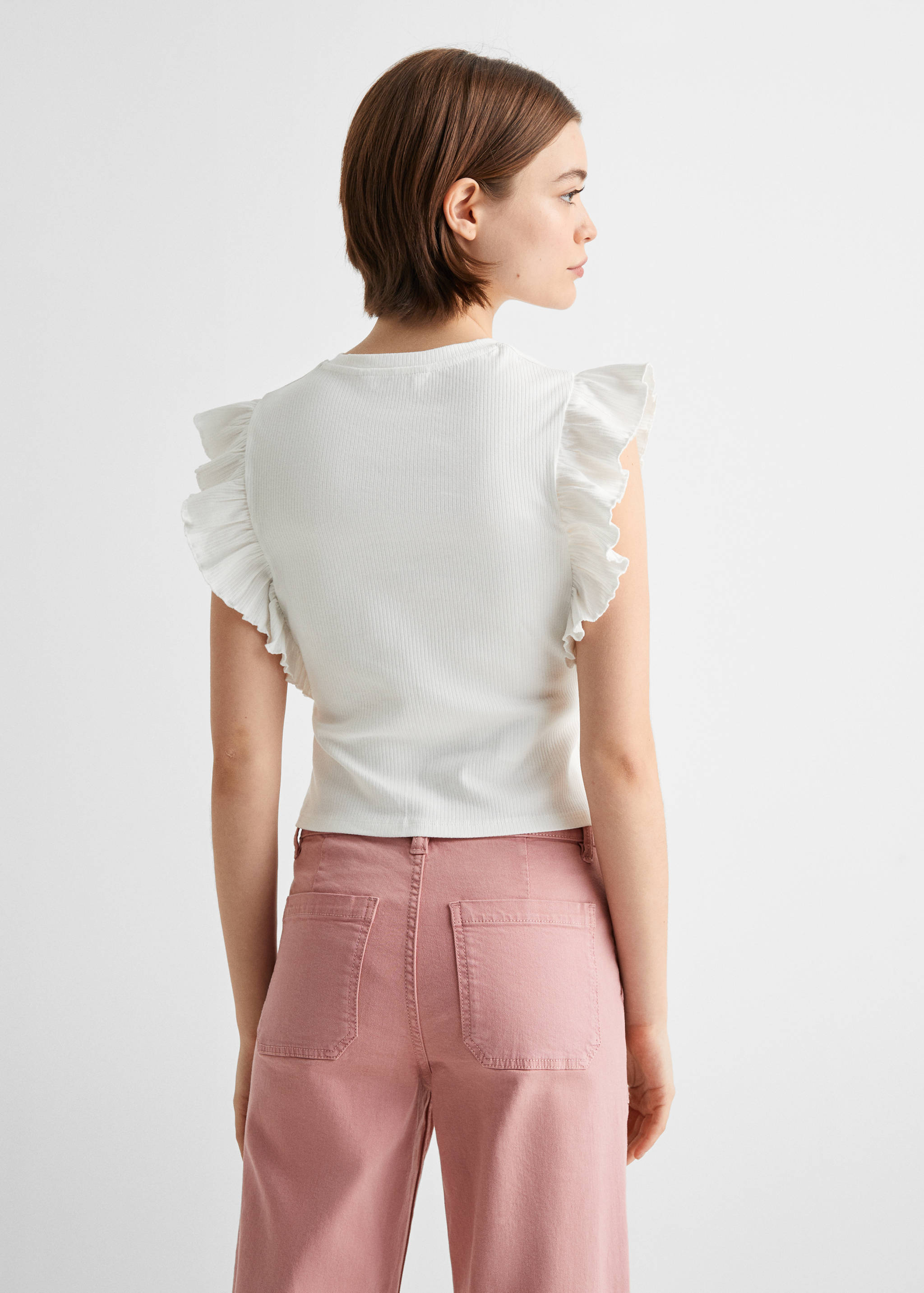 Camiseta algodón volantes - Reverso del artículo