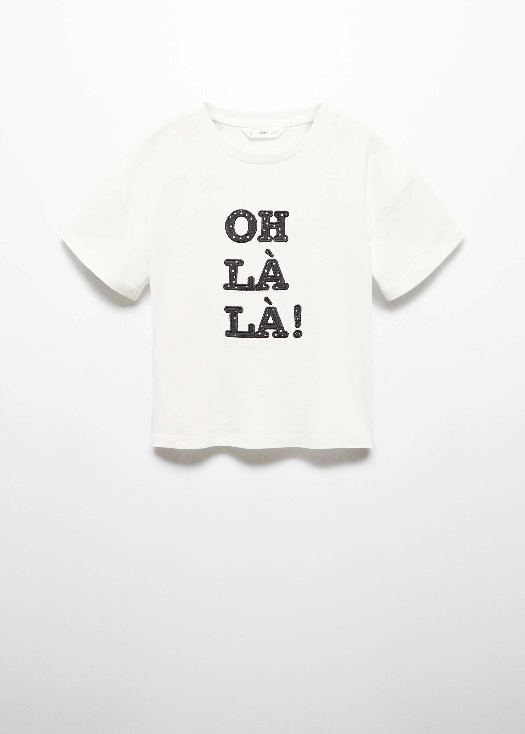 T-Shirt mit gestickter Aufschrift - Artikel ohne Model