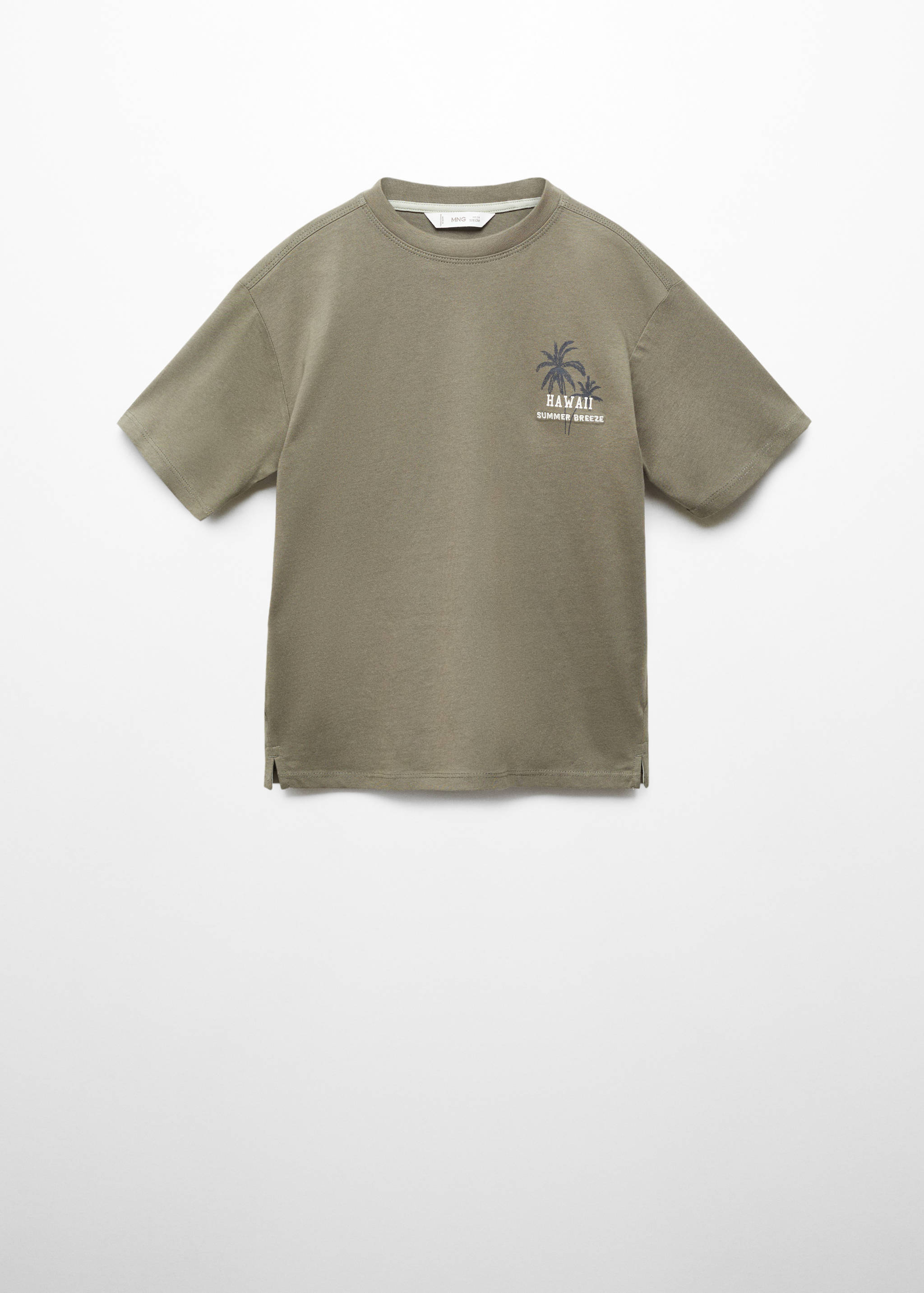 Printed cotton-blend T-shirt - Article without model