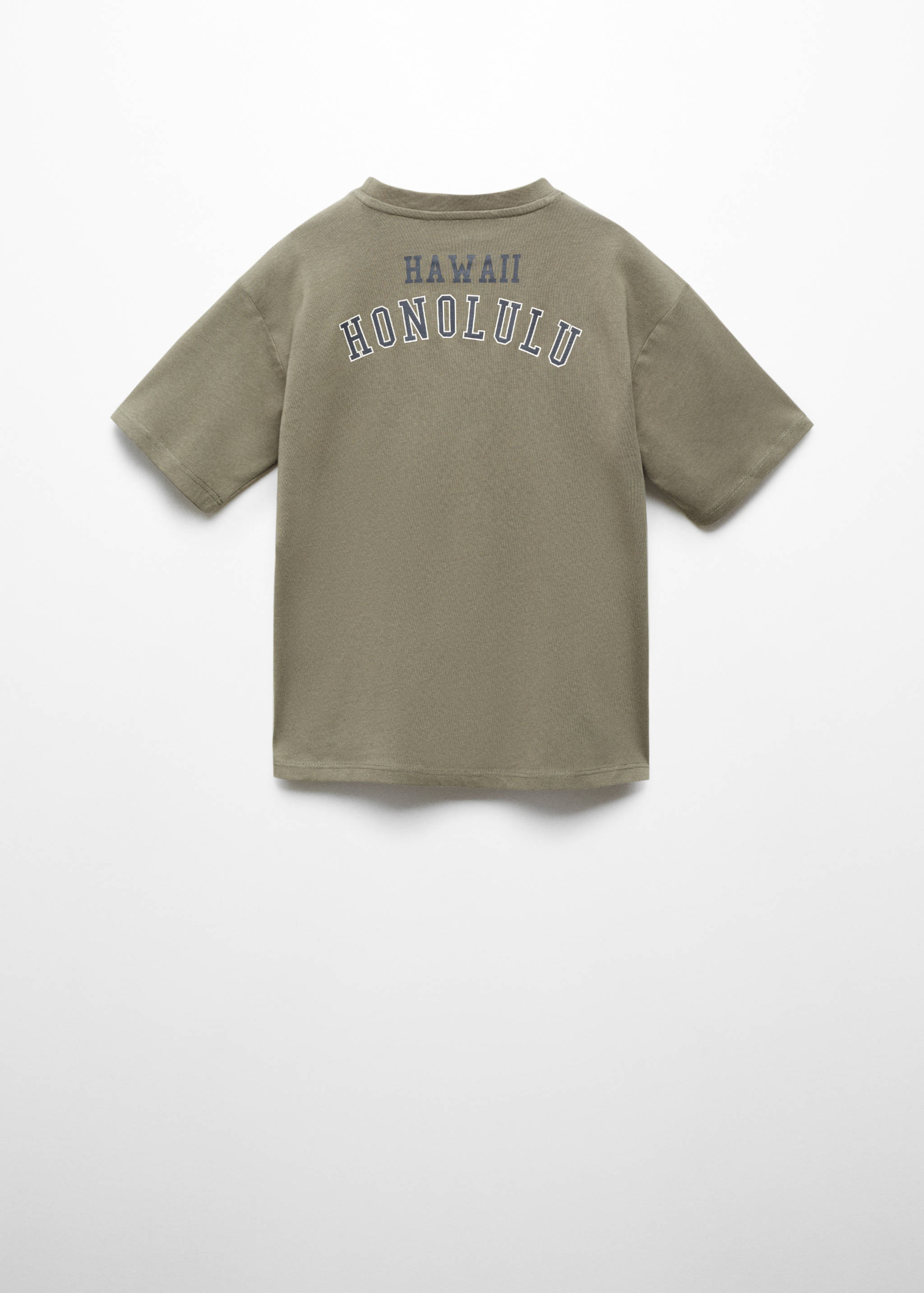 Printed cotton-blend T-shirt - Reverse of the article