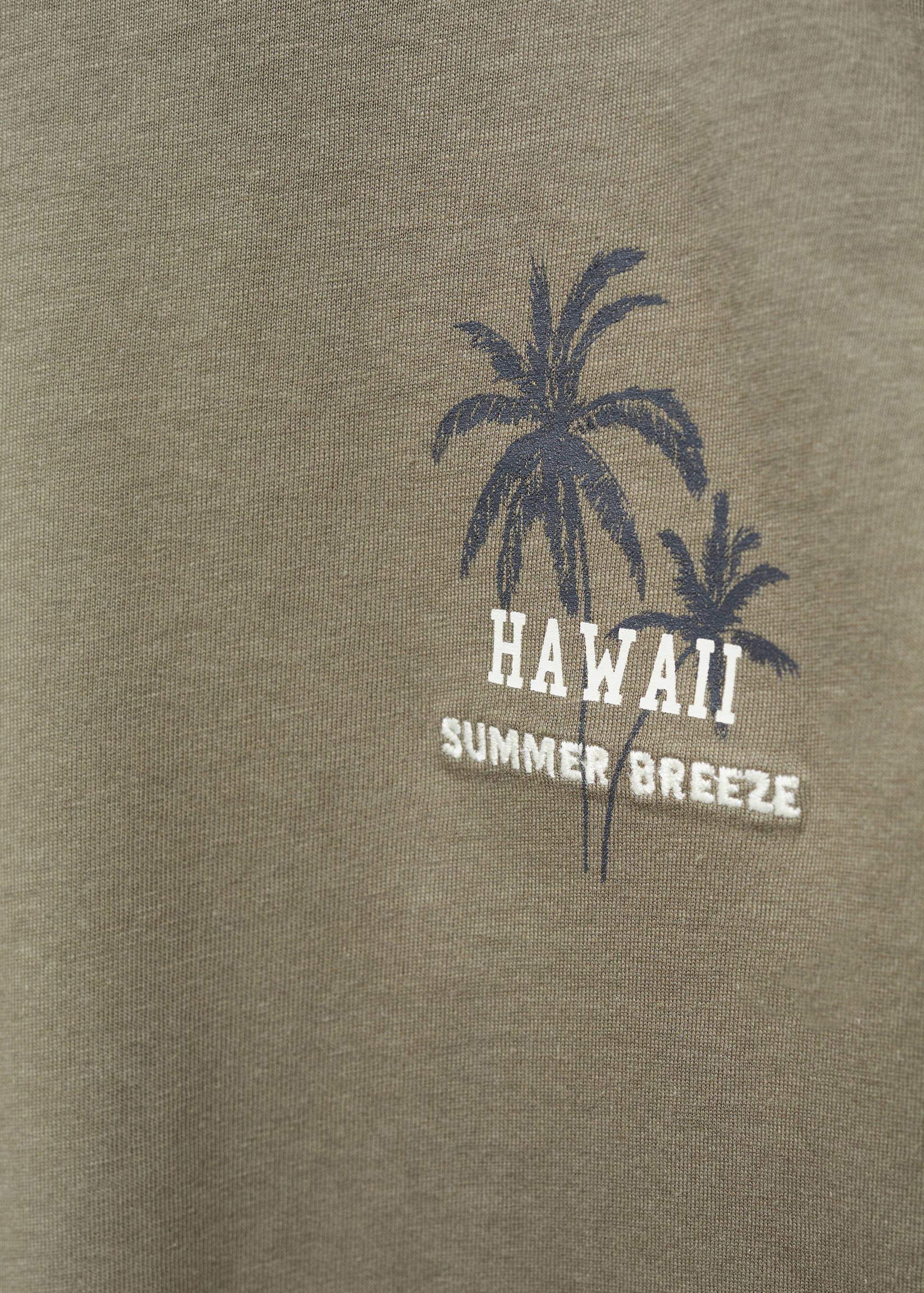 Printed cotton-blend T-shirt - Details of the article 8