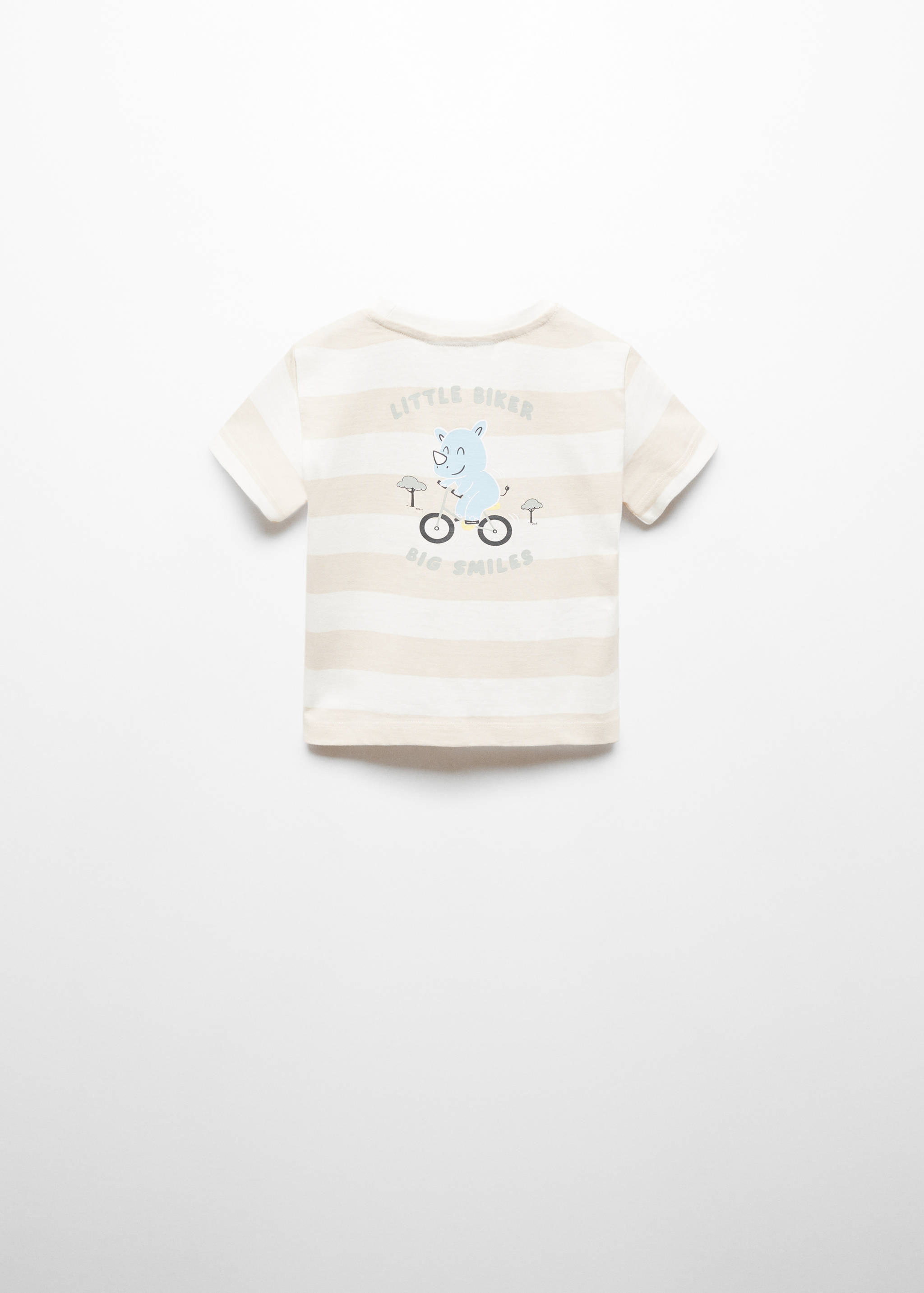T-shirt rayures motif - Verso de l’article