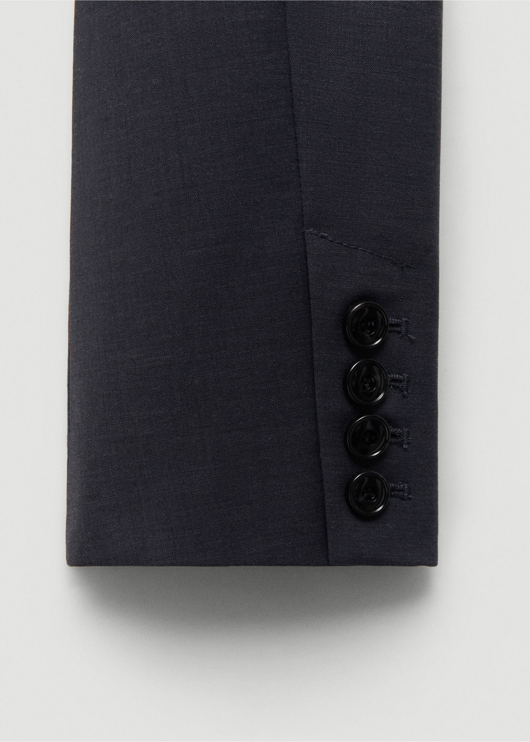 Cropped wool jacket - Details of the article 8, Grey. Ref: 67024482-00.