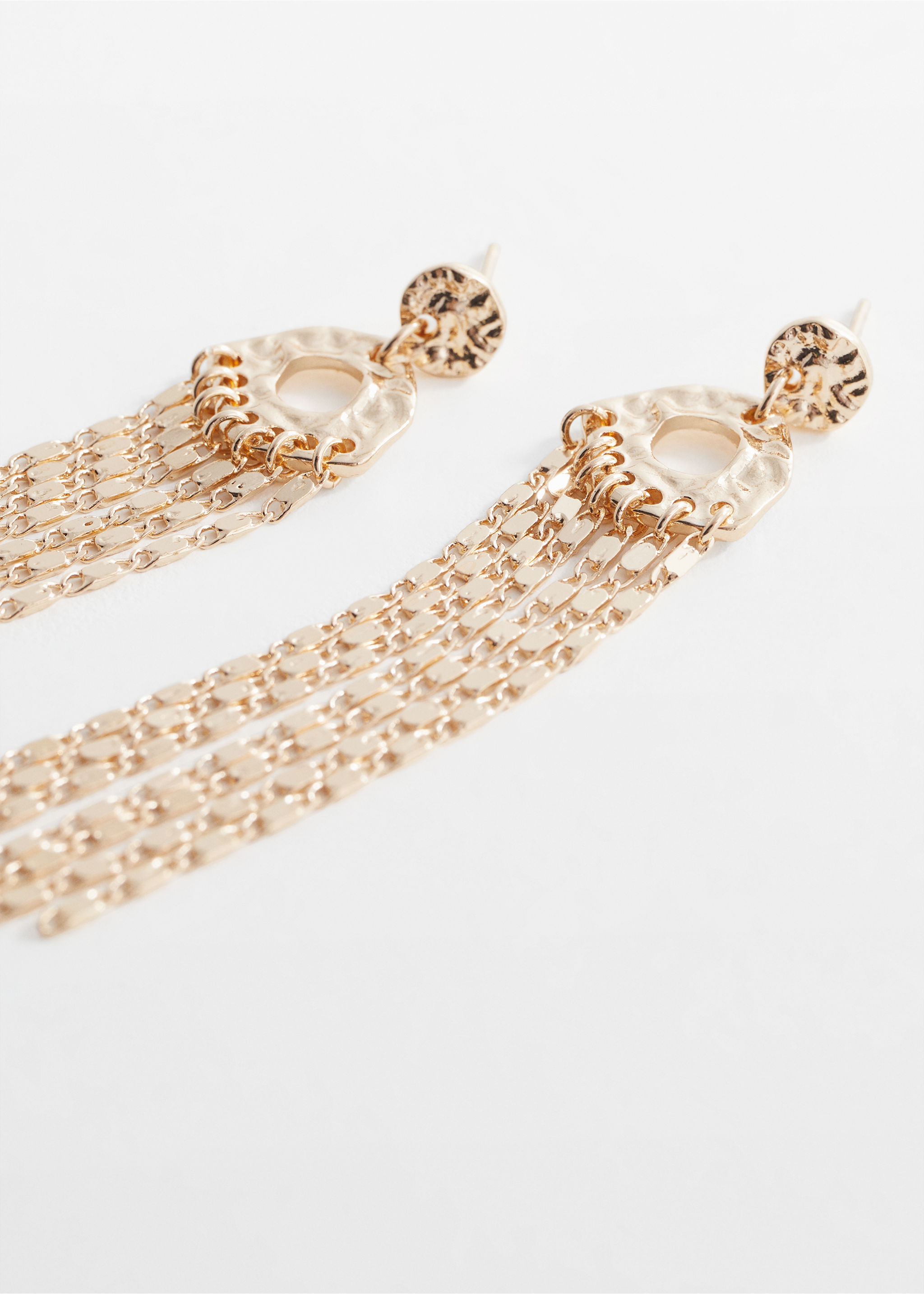 Long star earrings - Medium plane