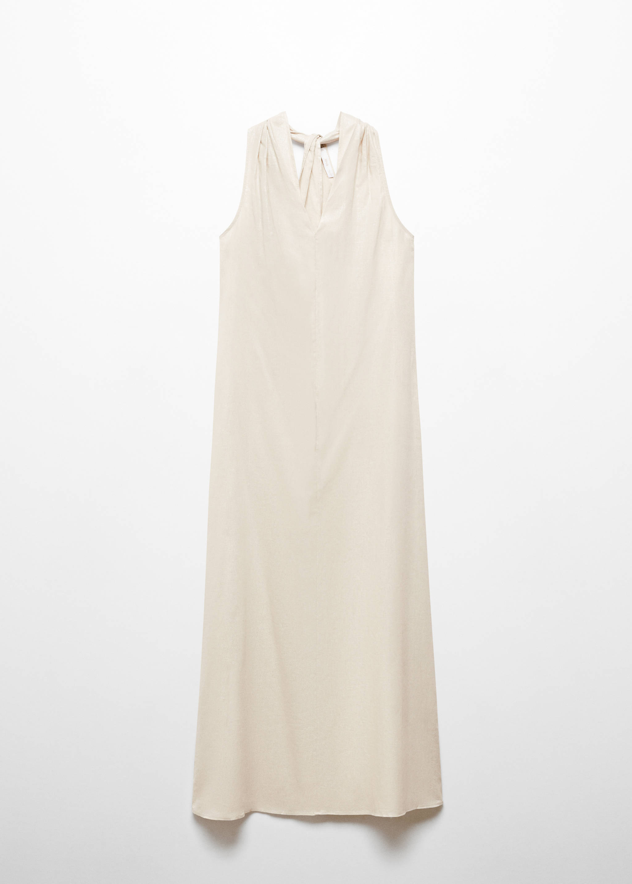 Leinenkleid mit V-Ausschnitt - Artikel ohne Model