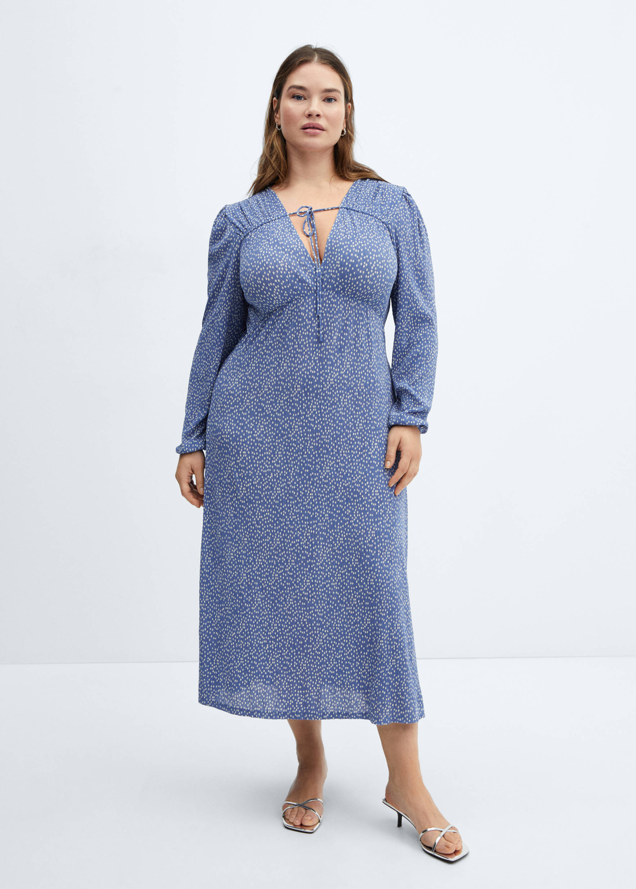 Vestido estampado lazo - Detalle del artículo 3