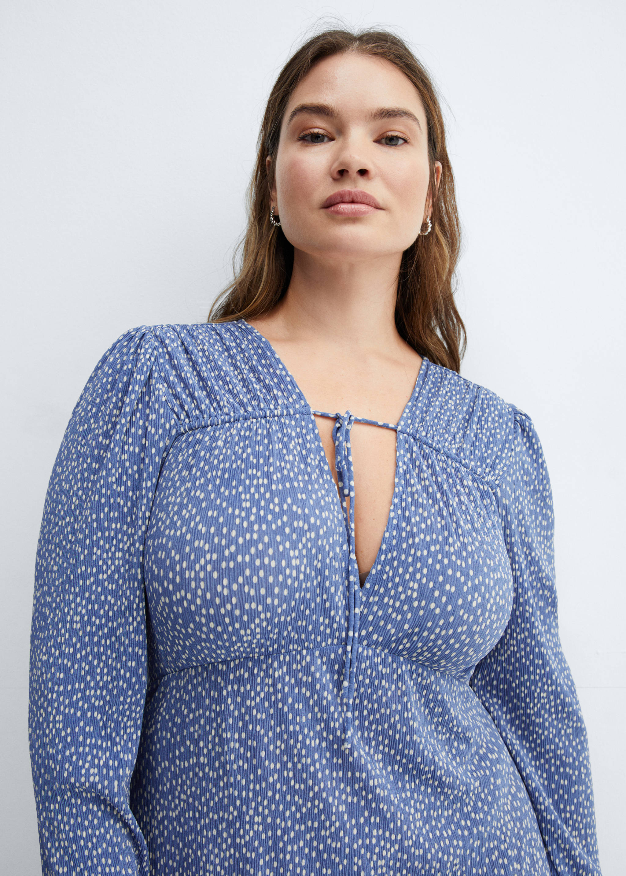 Vestido estampado lazo - Detalle del artículo 4