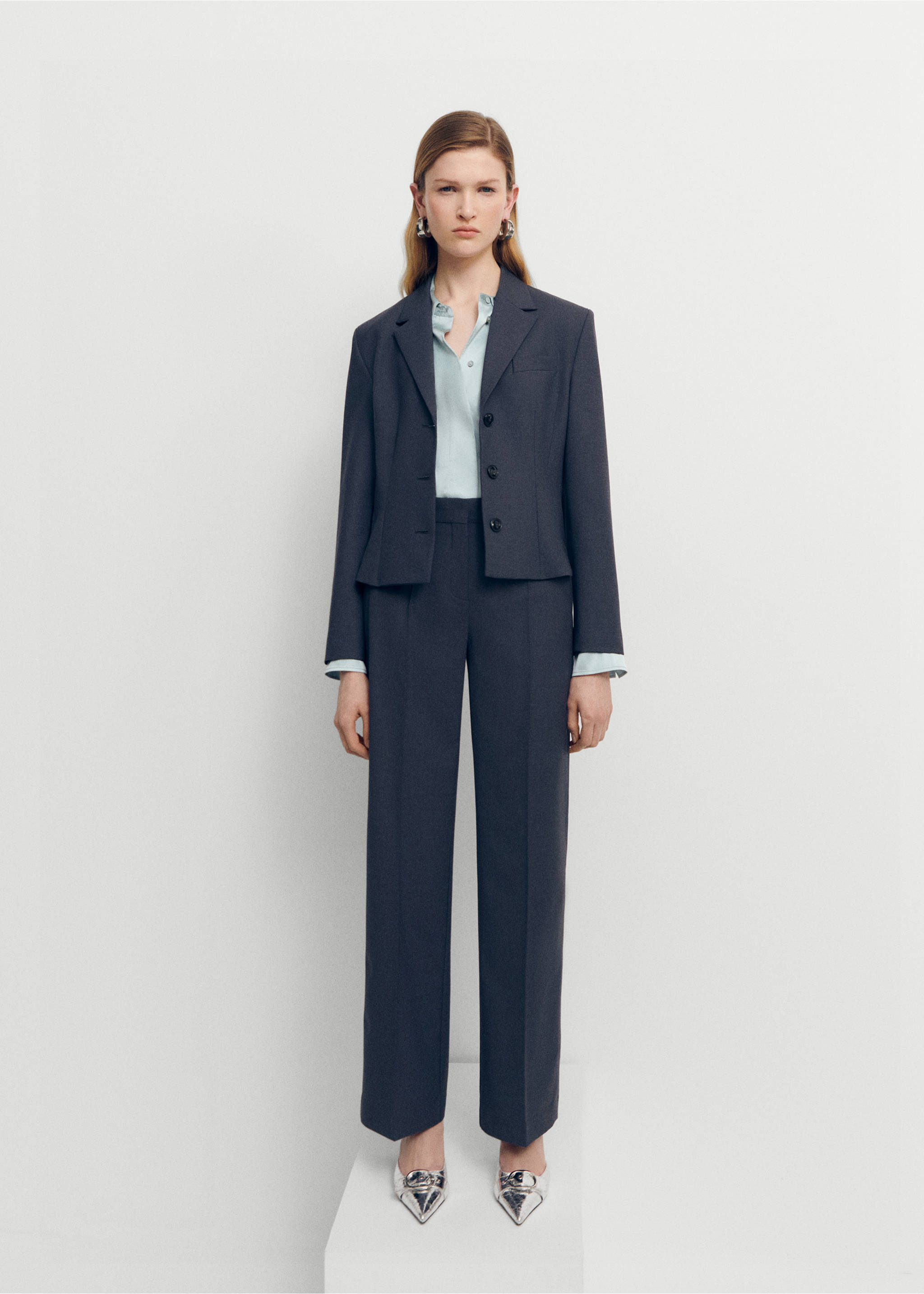 100% silk shirt - General plane, Sky Blue. Ref: 67024789-00.