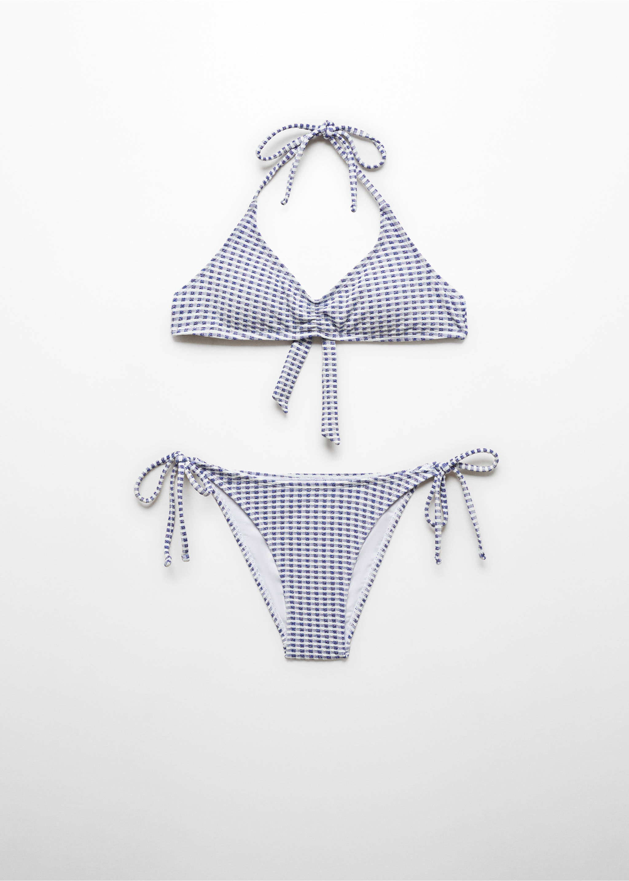 Printed bikini - Article without model, Blue. Ref: 67025148-00.