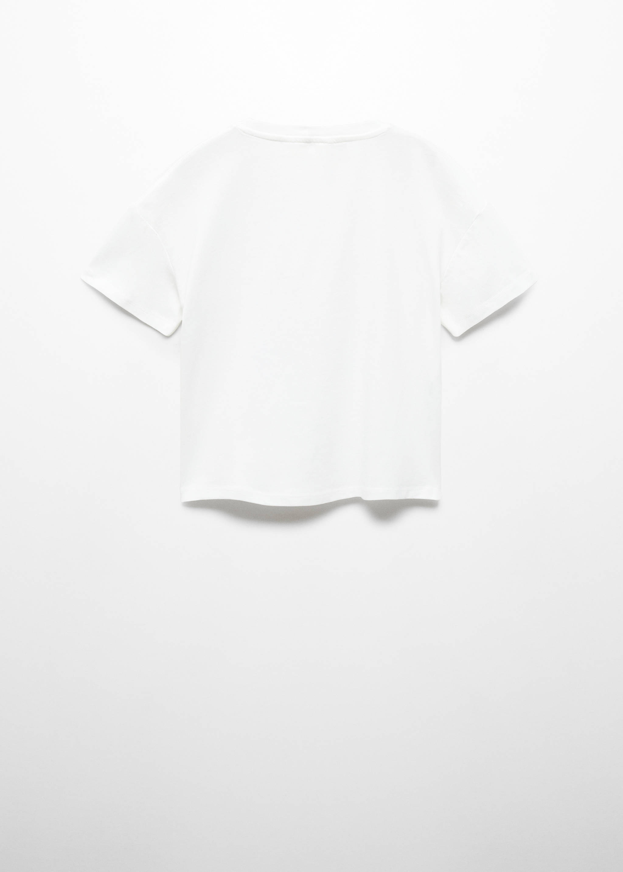 T-Shirt mit Paillettenschrift - Rückseite des Artikels