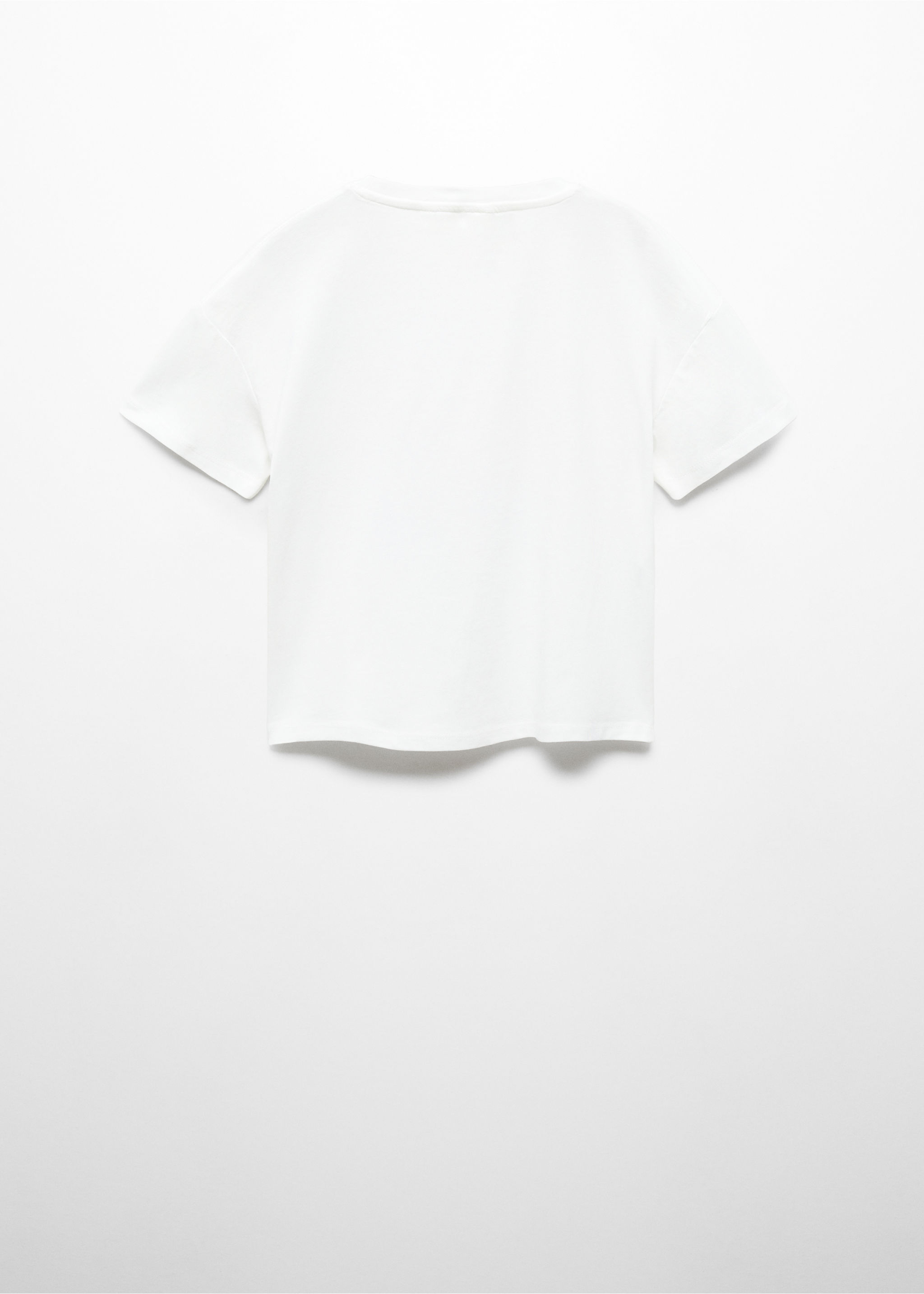 T-Shirt mit Paillettenschrift - Rückseite des Artikels