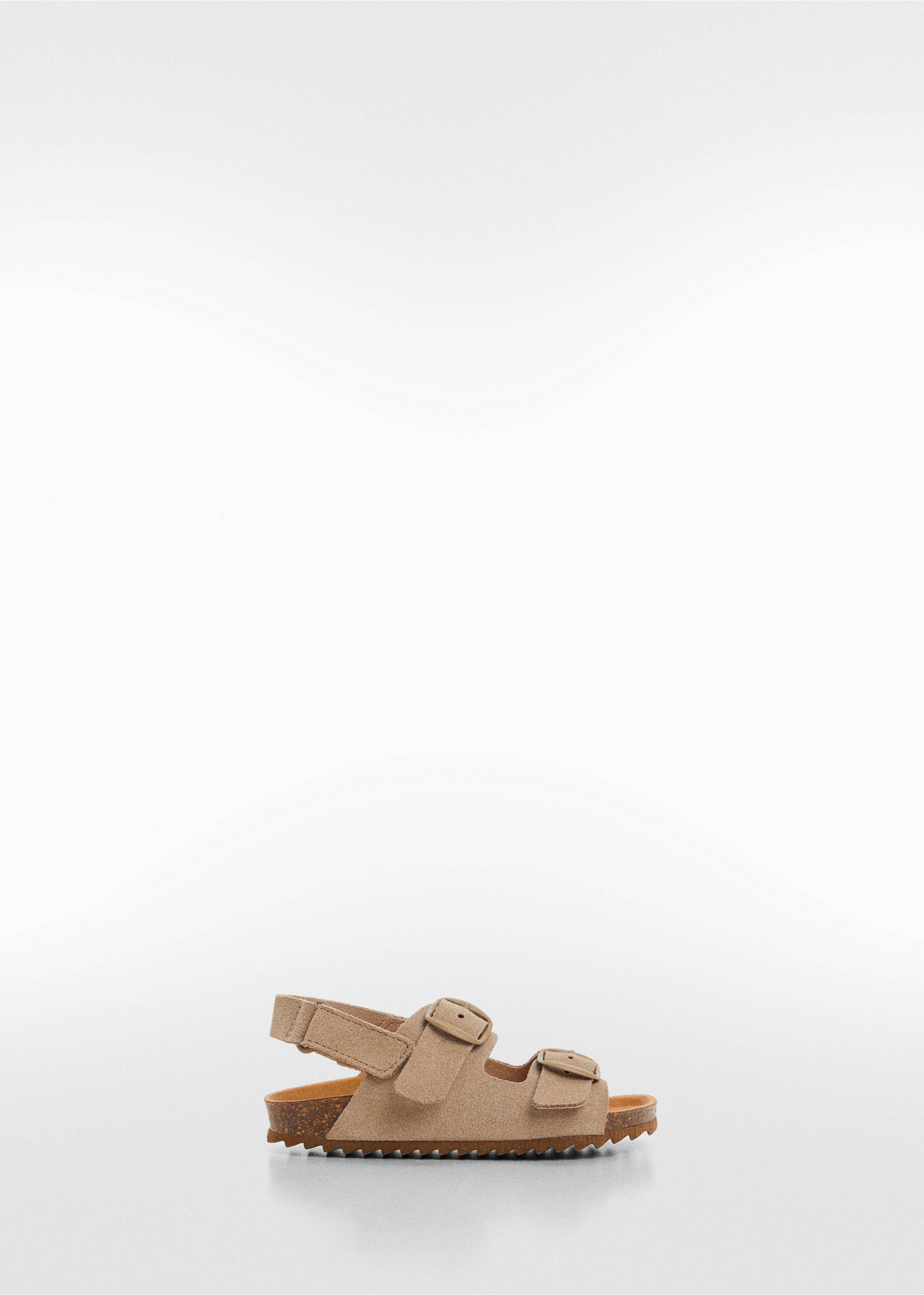 Buckle leather sandals - Article without model, Medium Brown. Ref: 67025734-00.