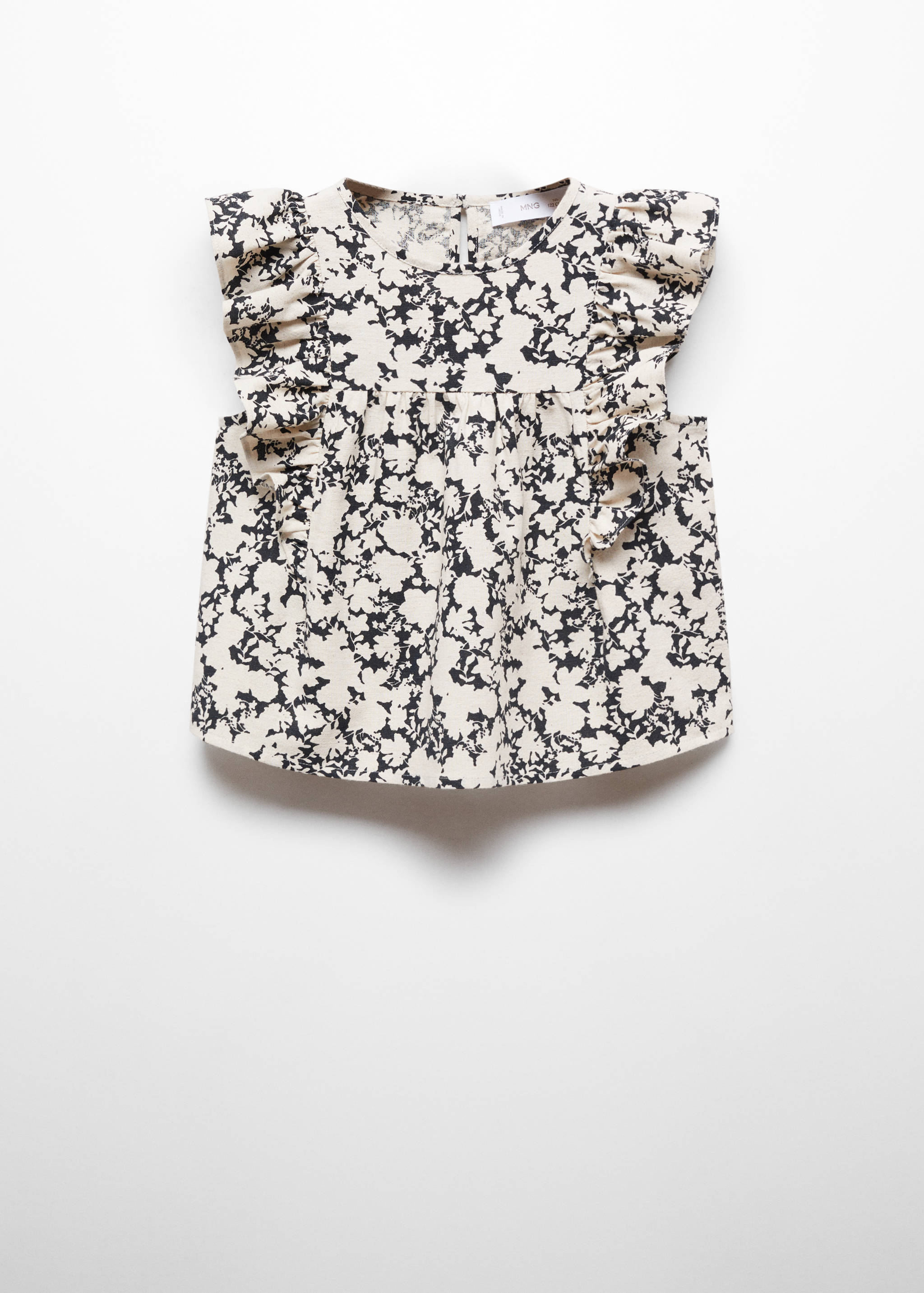 Lněná halenka s volány - Zboží bez modelu