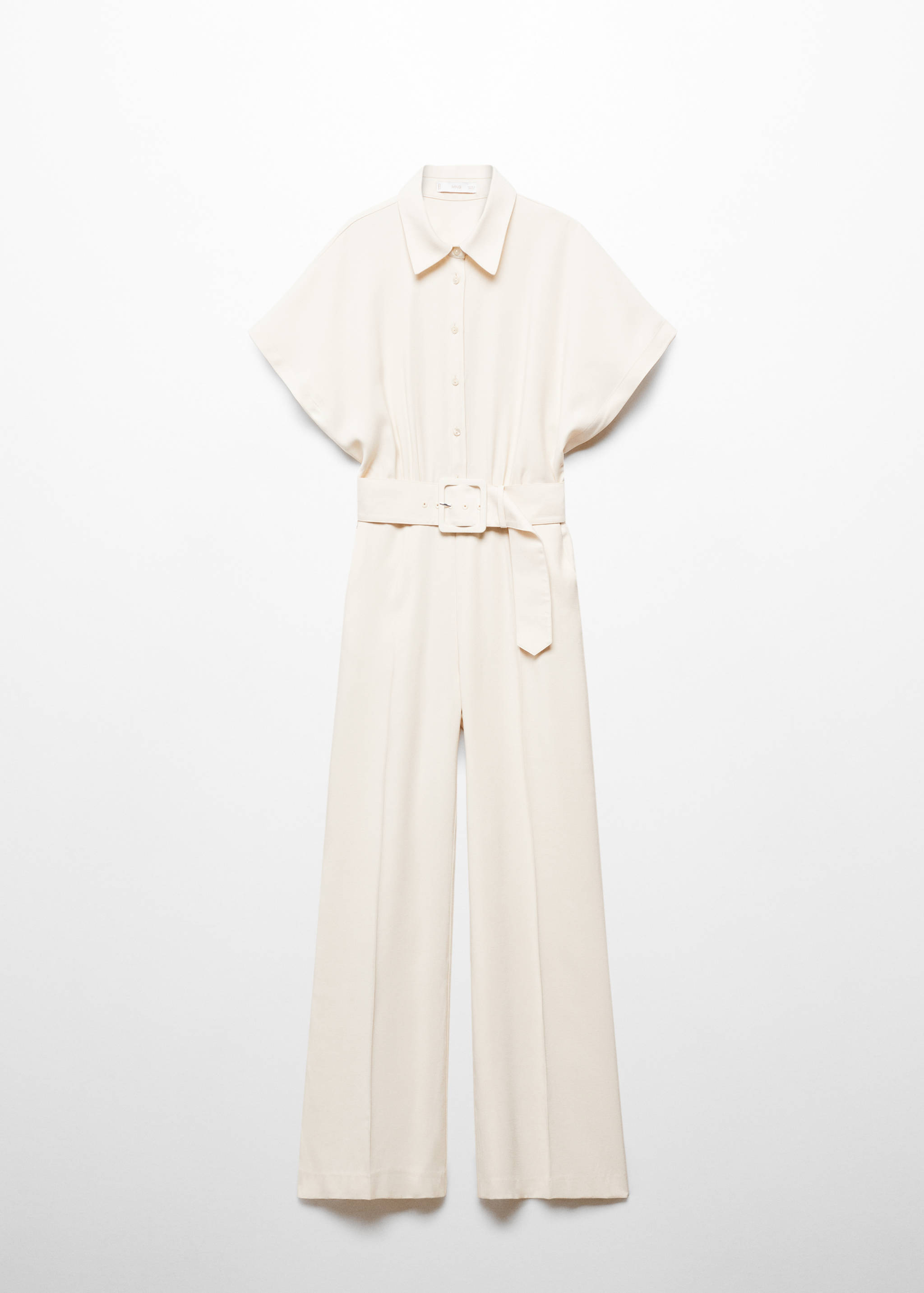 Langer Jumpsuit mit Gürtel - Artikel ohne Model