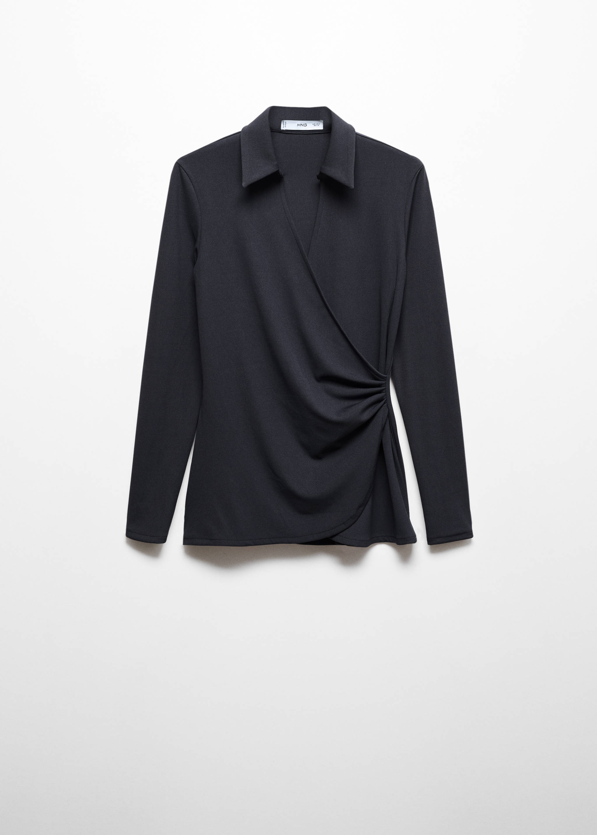 Blusa cruzada escote pico - Artículo sin modelo