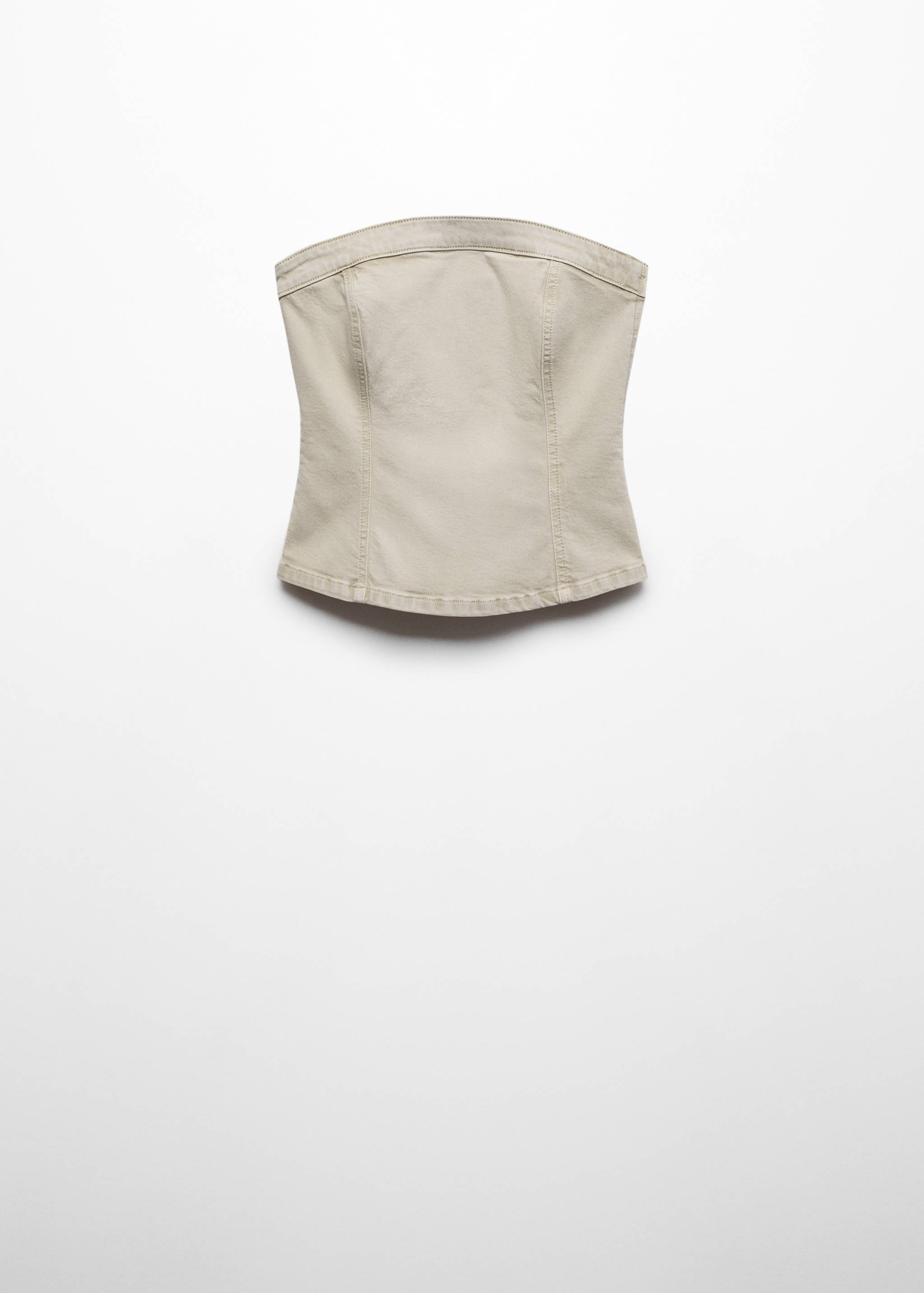 Denim strapless top - Article without model