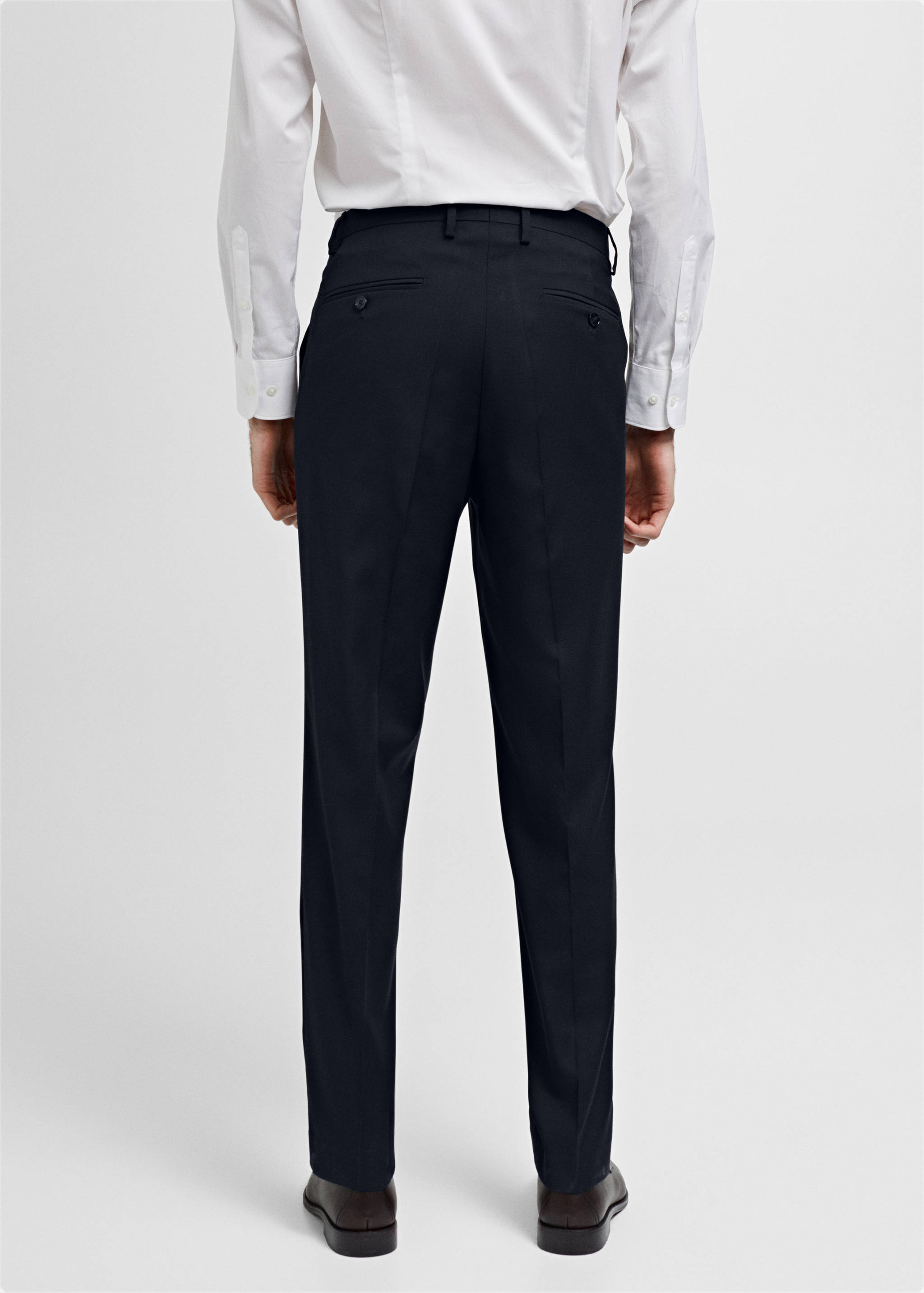 Slim fit suit trousers - Reverse of the article