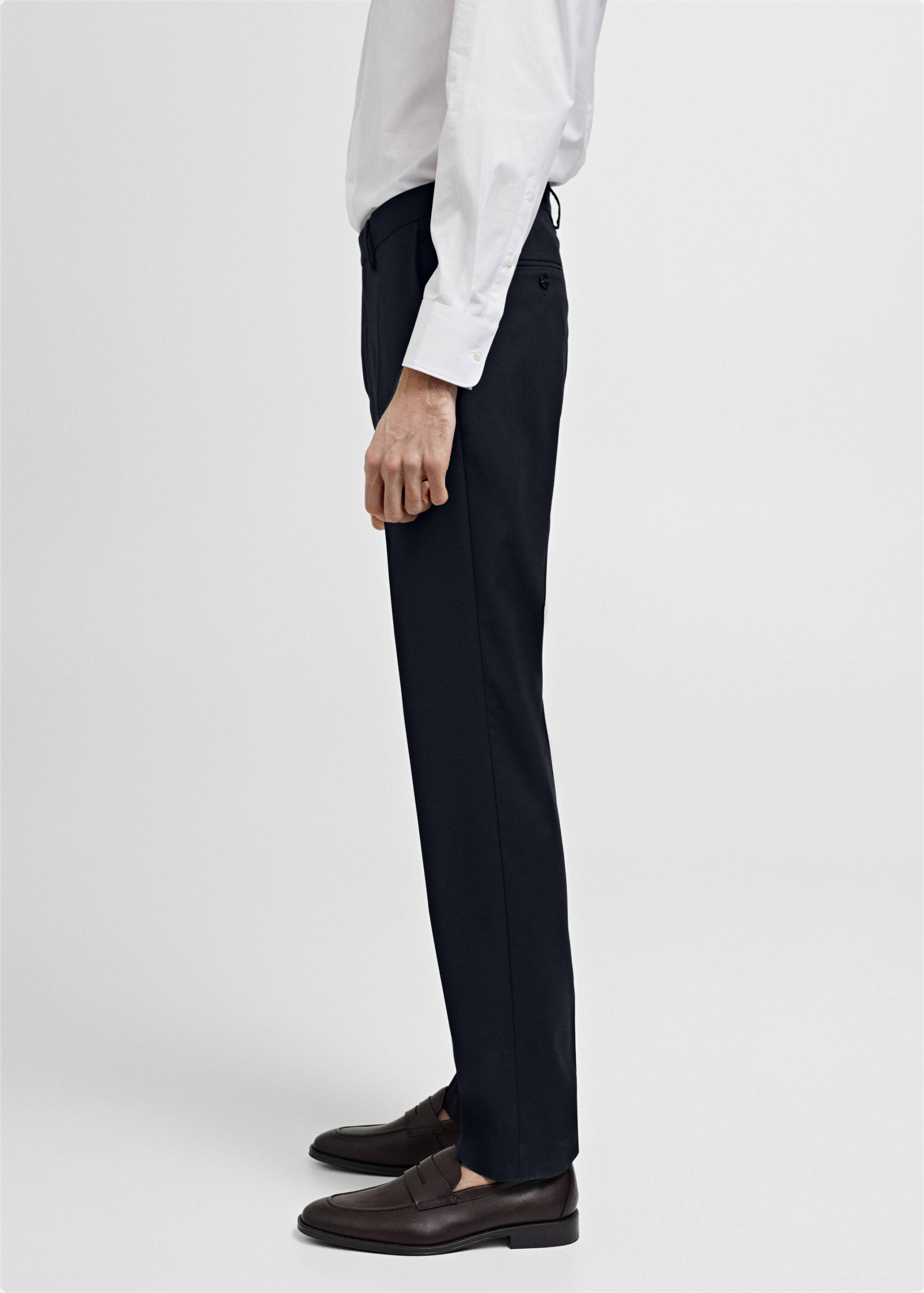 Slim fit suit trousers - Details of the article 2