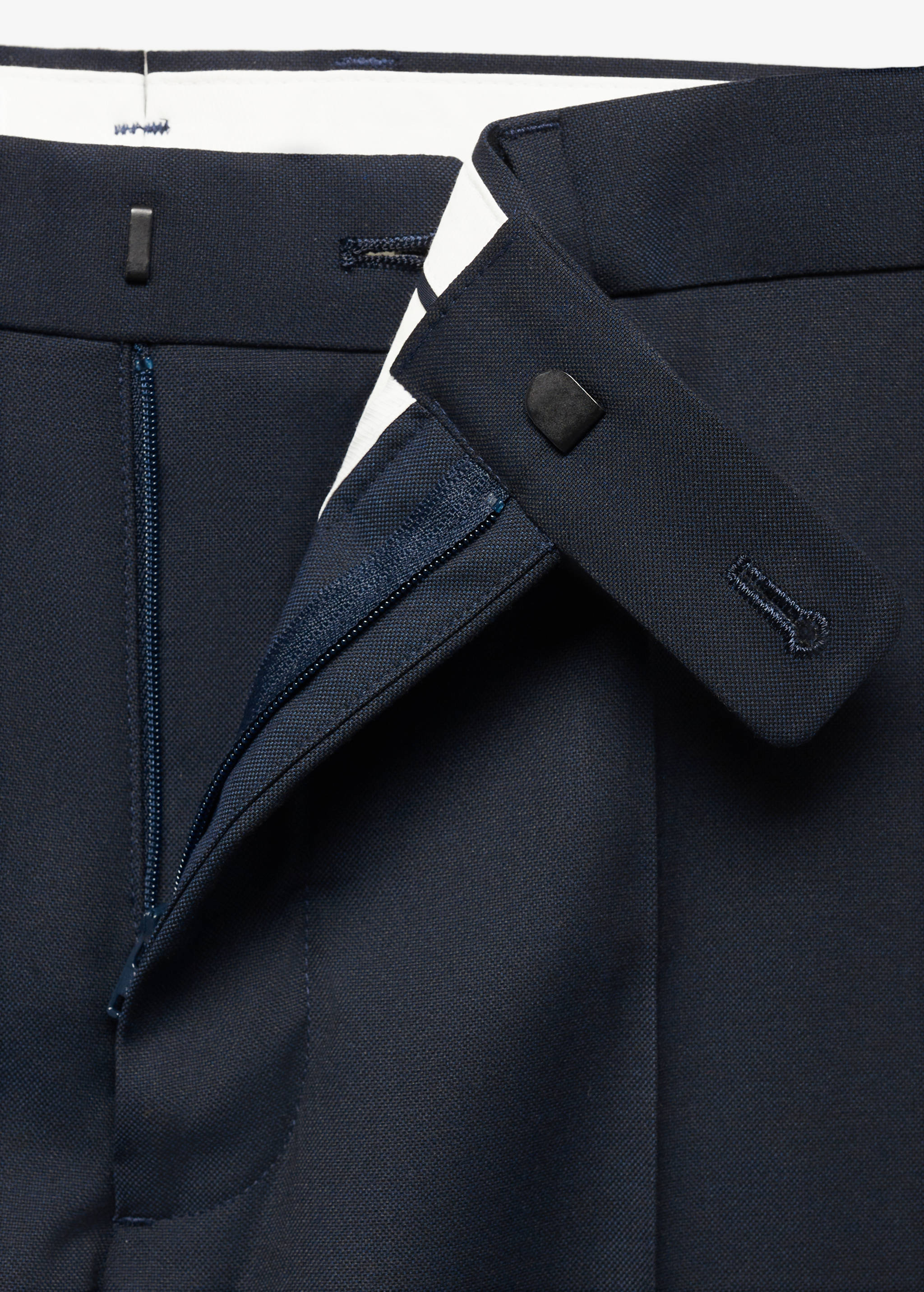 Slim fit suit trousers - Details of the article 8