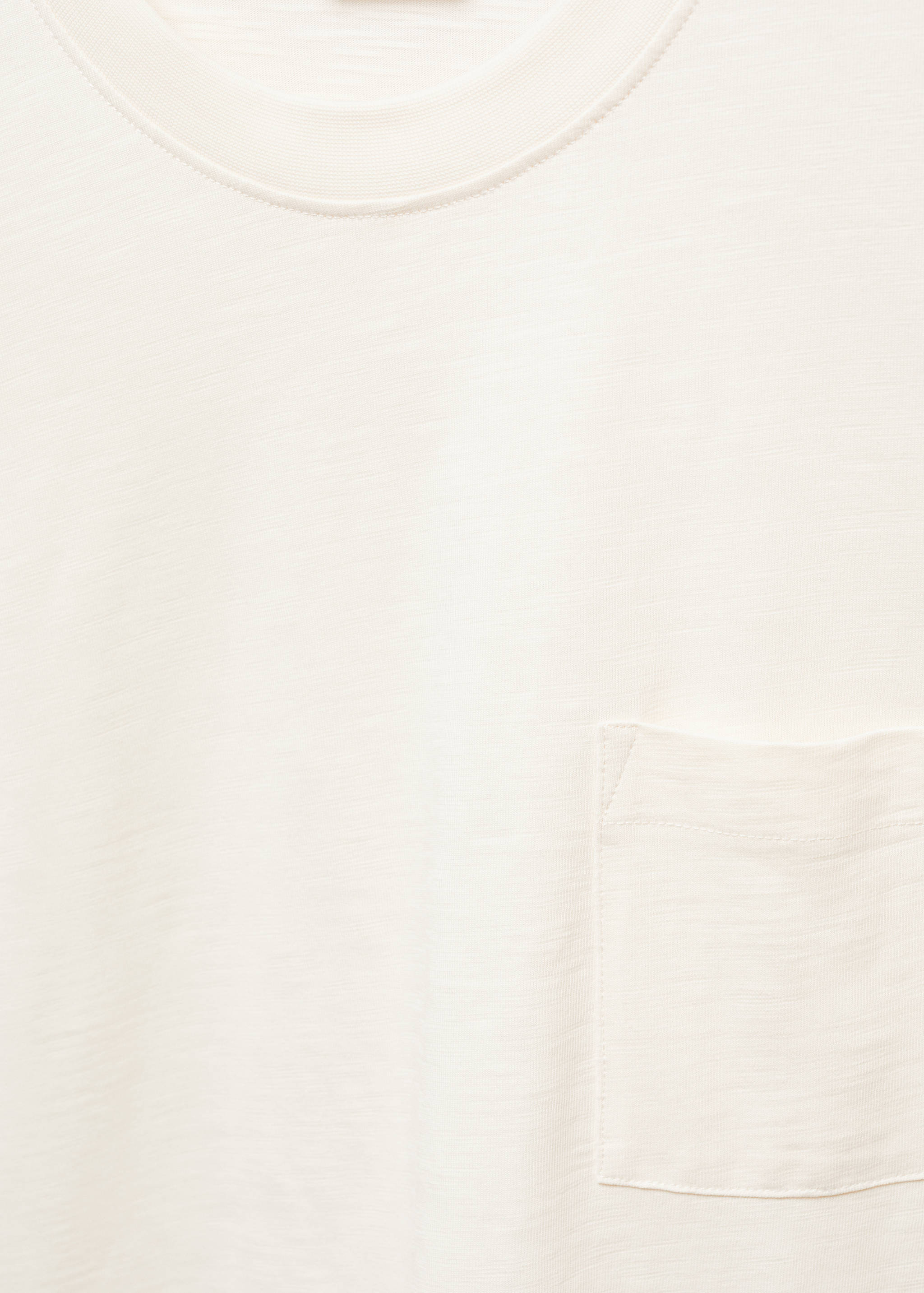 100% cotton t-shirt with pocket - Details of the article 8