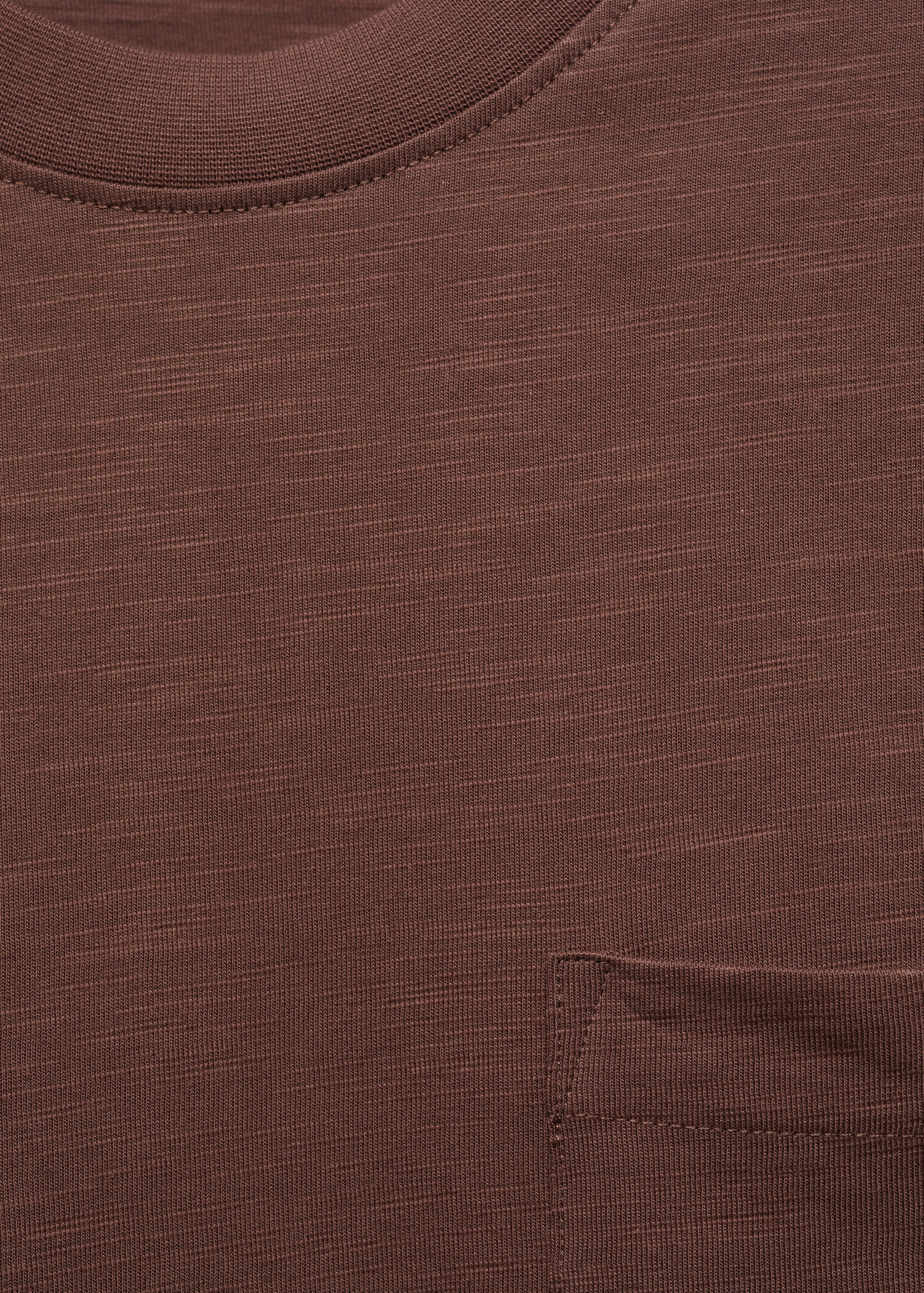 100% cotton t-shirt with pocket - Details of the article 8