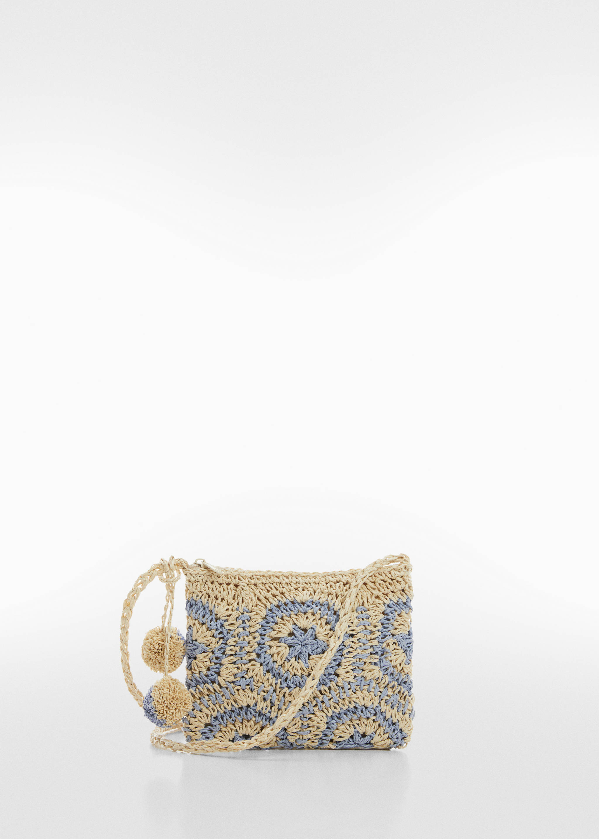 Raffiabast-Tasche mit Quasten - Artikel ohne Model