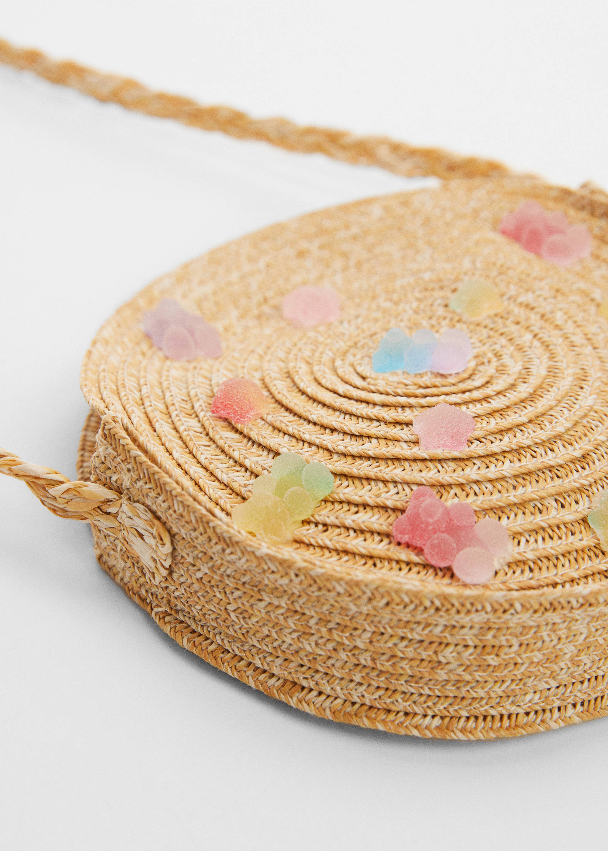 Round candy bag - Details of the article 2, Sand. Ref: 67025997-00.