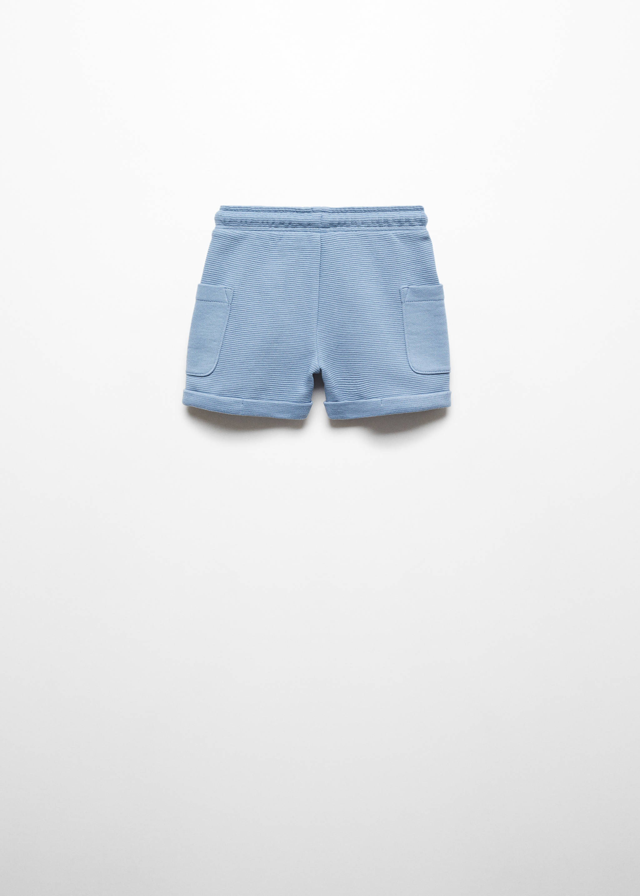 Bermuda coton texturé - Verso de l’article