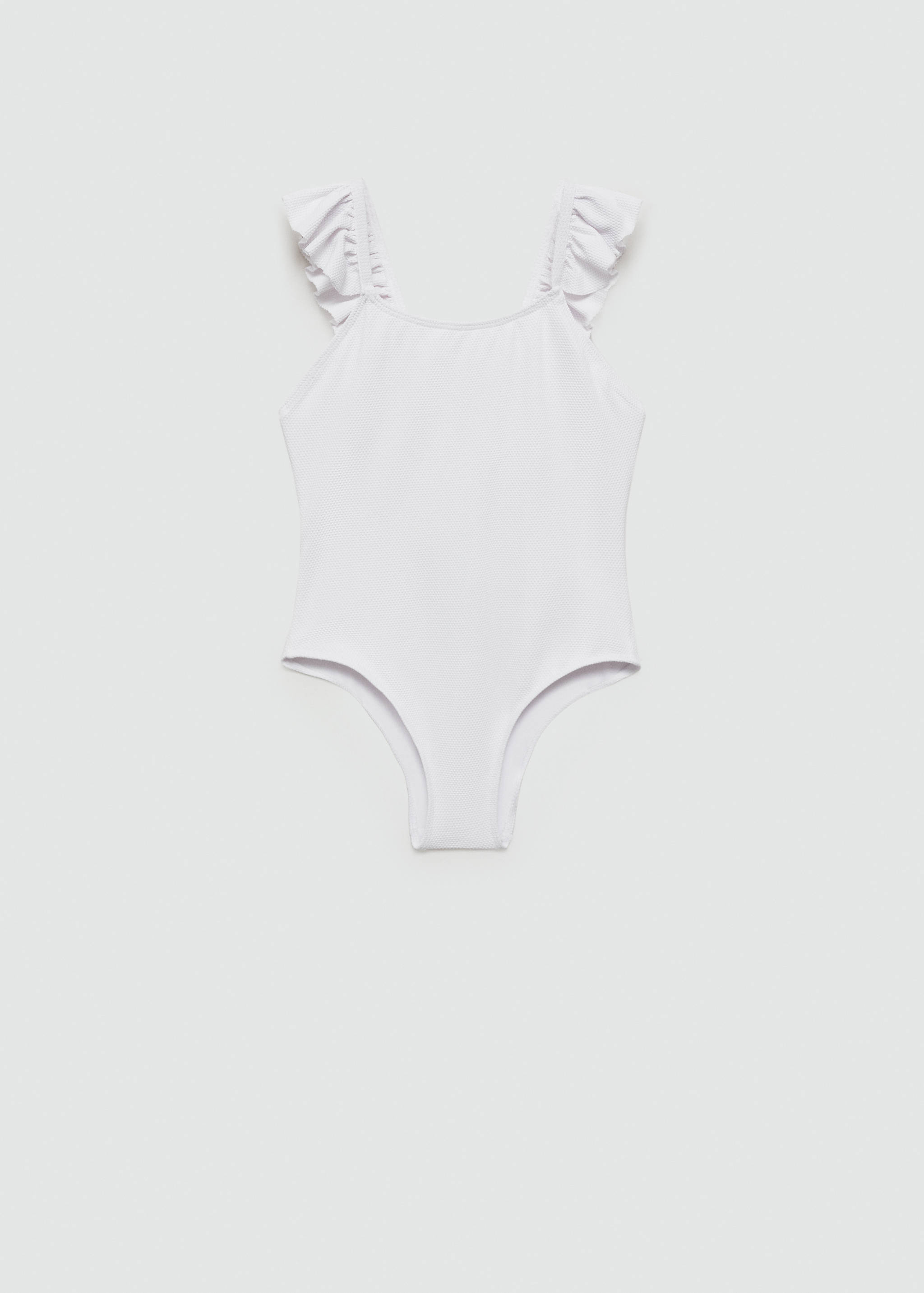 Texturált fodros fürdőruha - Termék modell nélkül