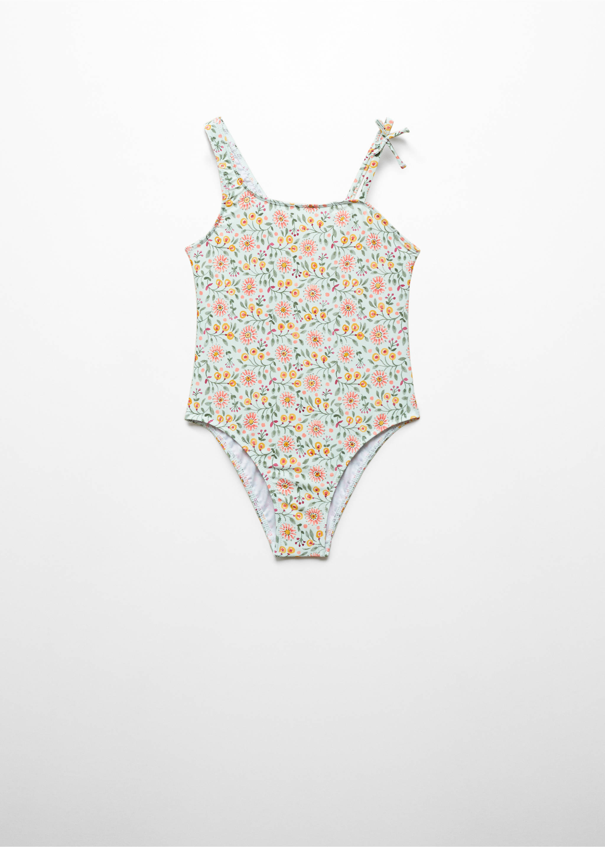 Geblümte Badehose - Artikel ohne Model, Pastellgrün. Ref: 67026025-00.